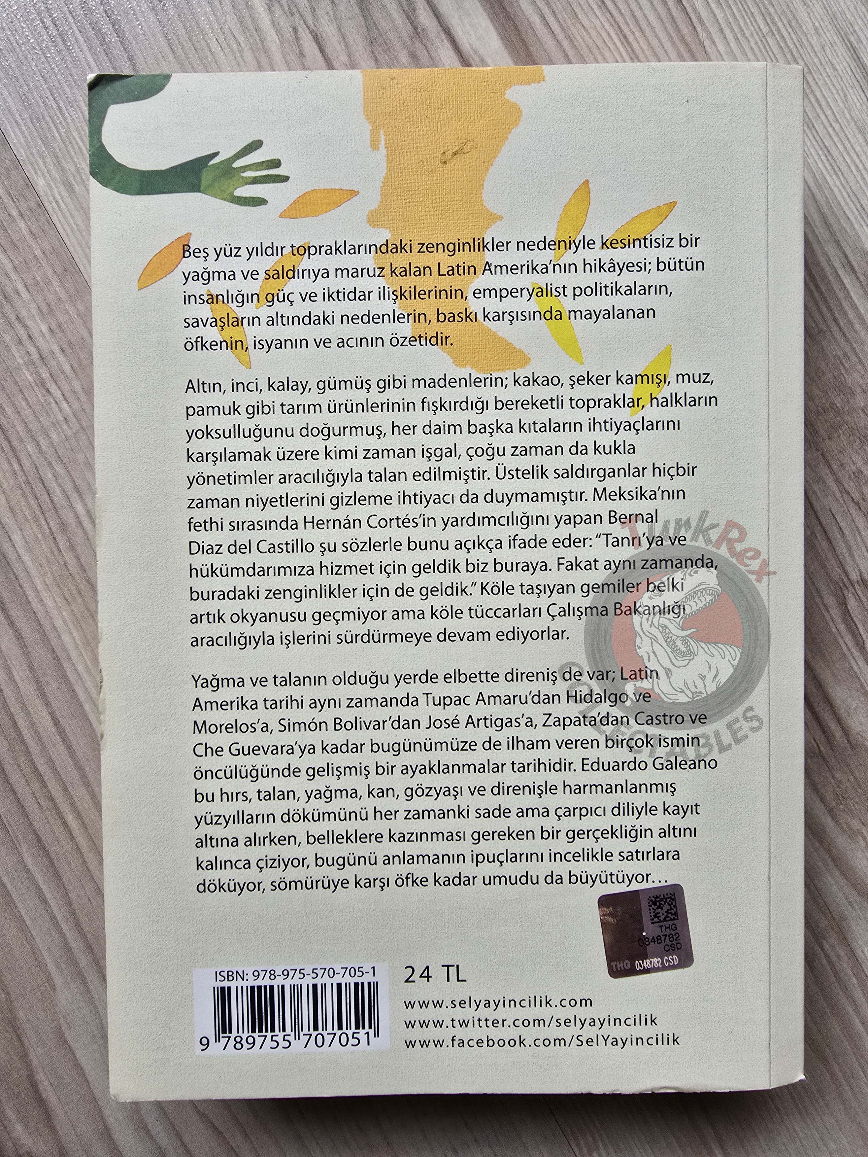 Eduardo Galeano – Open Veins of Latin America 2015 Turkish Book Turkey