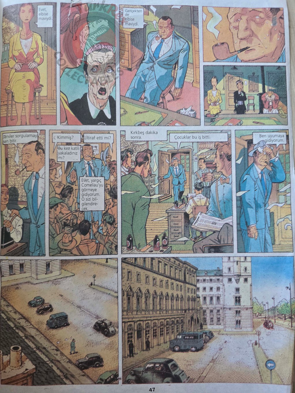 Georges Simenon - Maigret Tend Un Piège Turkish Comic Turkey LeFrancq