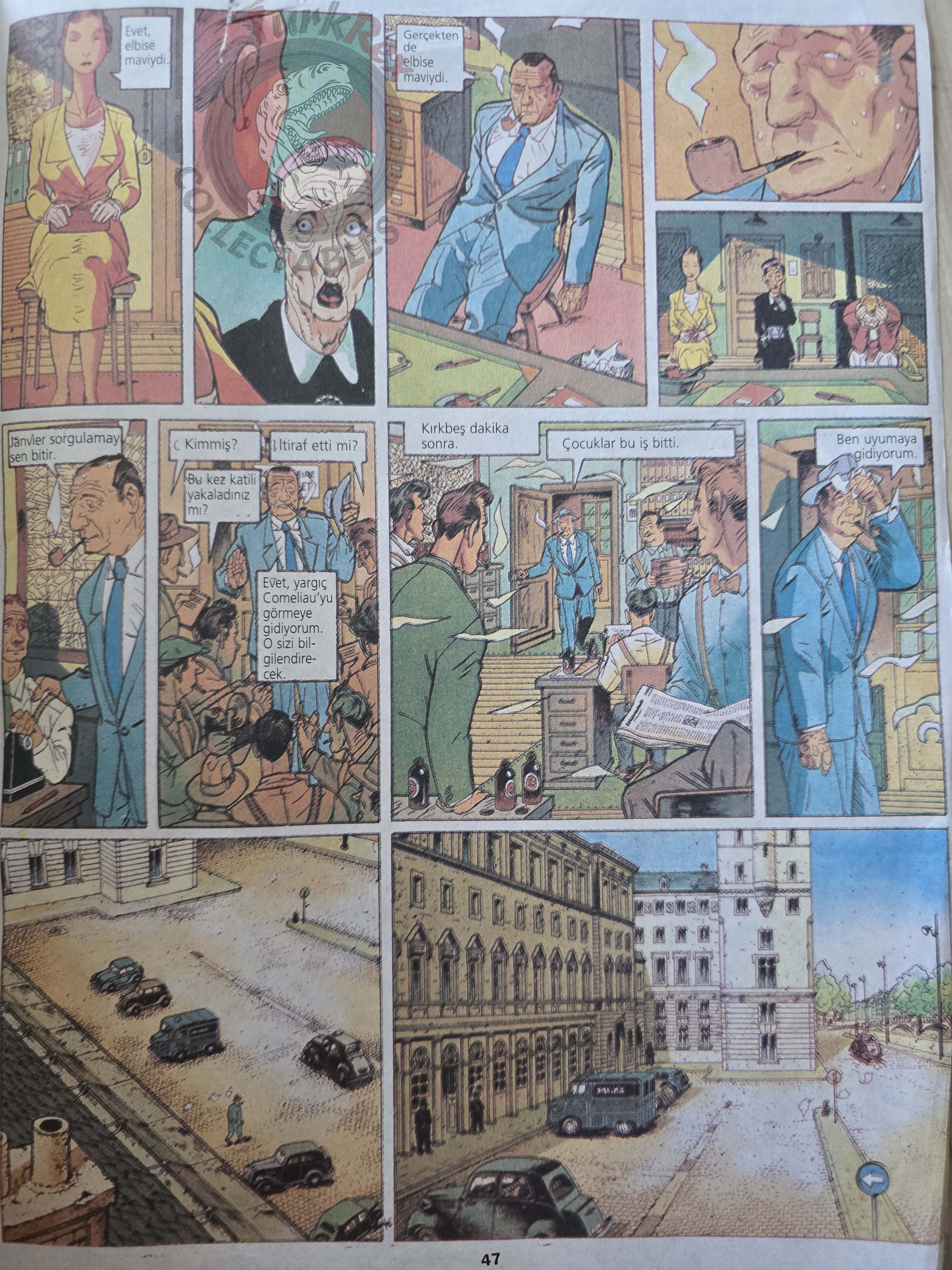 Georges Simenon - Maigret Tend Un Piège Turkish Comic Turkey LeFrancq