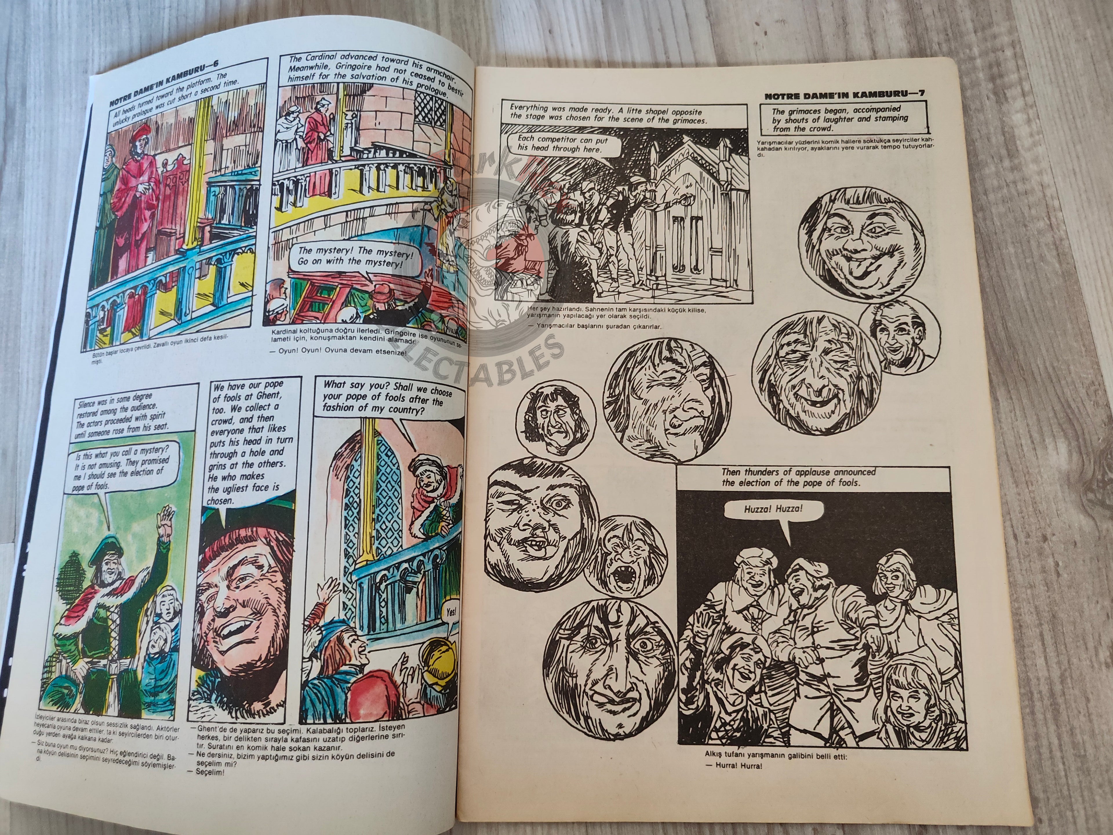 The Hunchback of Notre Dame  – Victor Hugo Turkish Comic Turkey Classics Illustrated