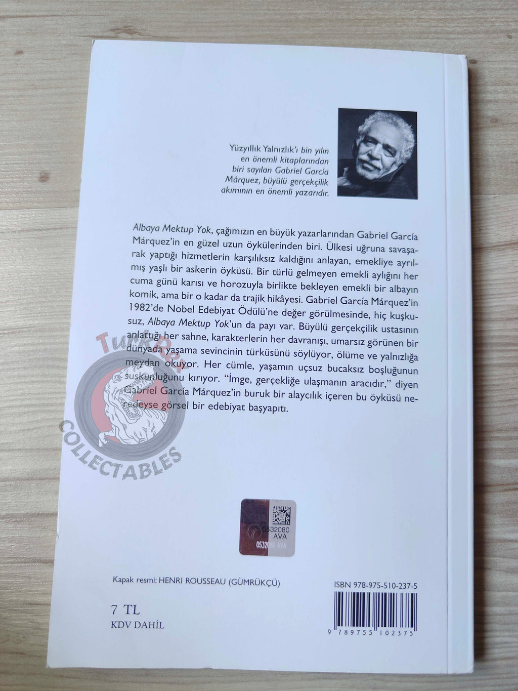 Gabriel García Márquez – No One Writes To The Colonel 2013 Turkish Book Turkey