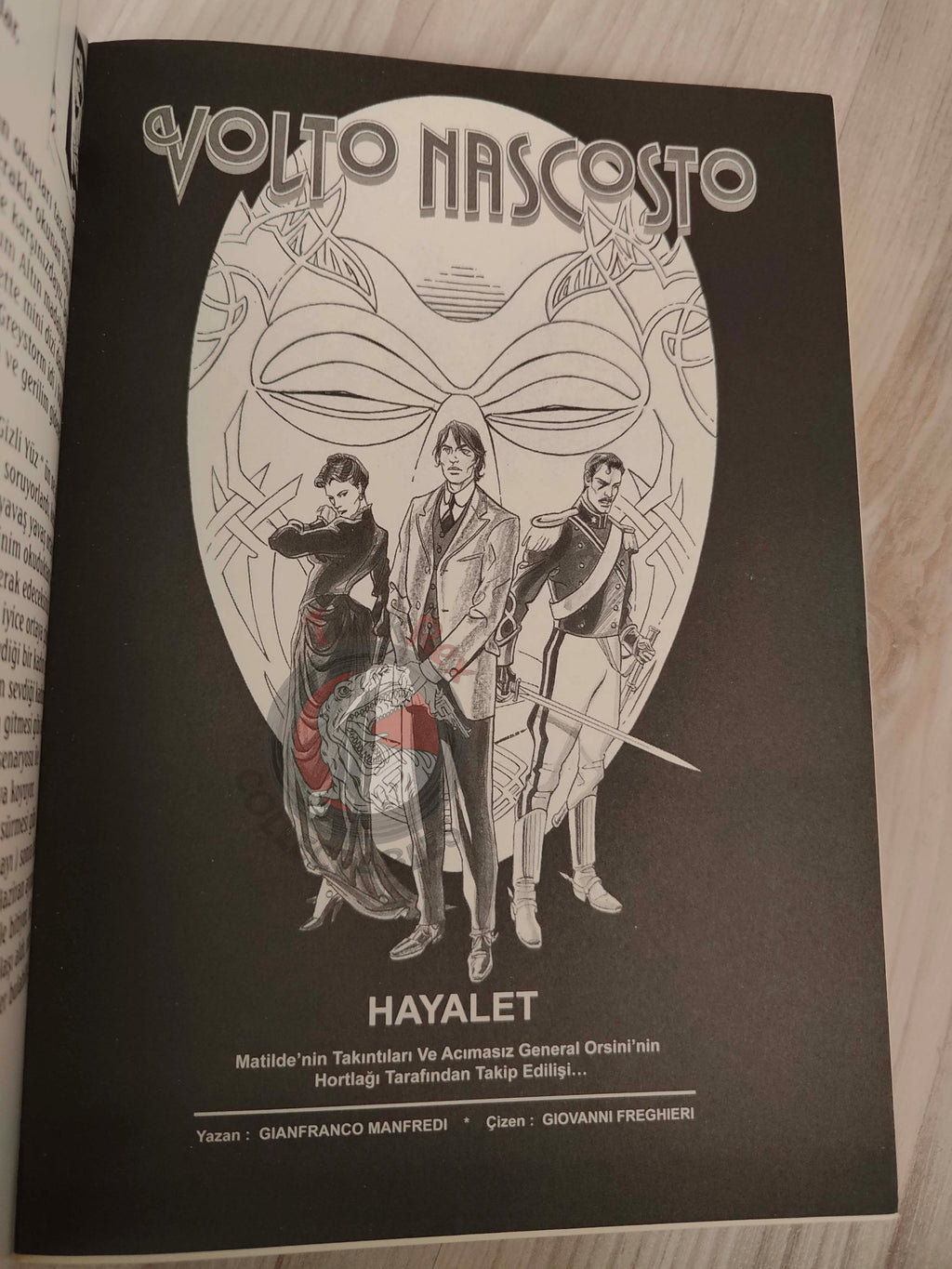Volto Nascosto Vol #4 Il fantasma Turkish Comic Turkey Bonelli #7 #8