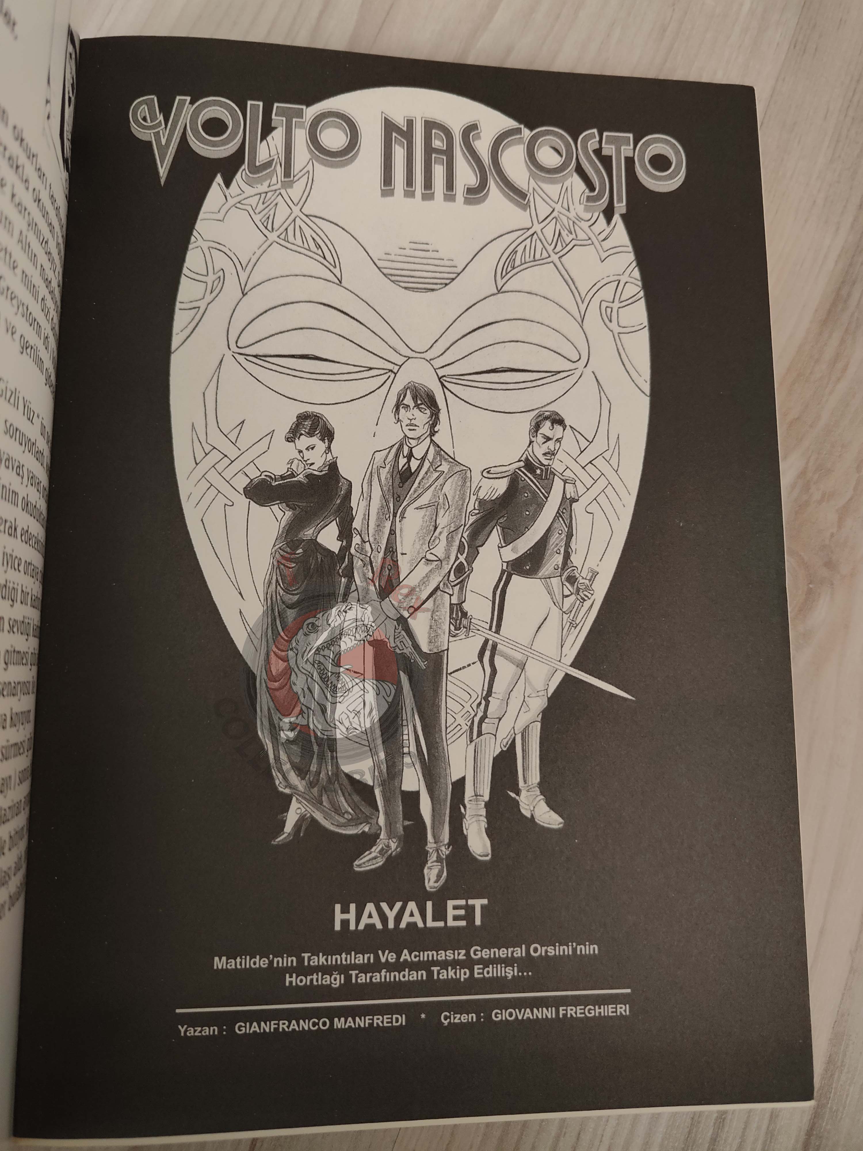 Volto Nascosto Vol #4 Il fantasma Turkish Comic Turkey Bonelli #7 #8
