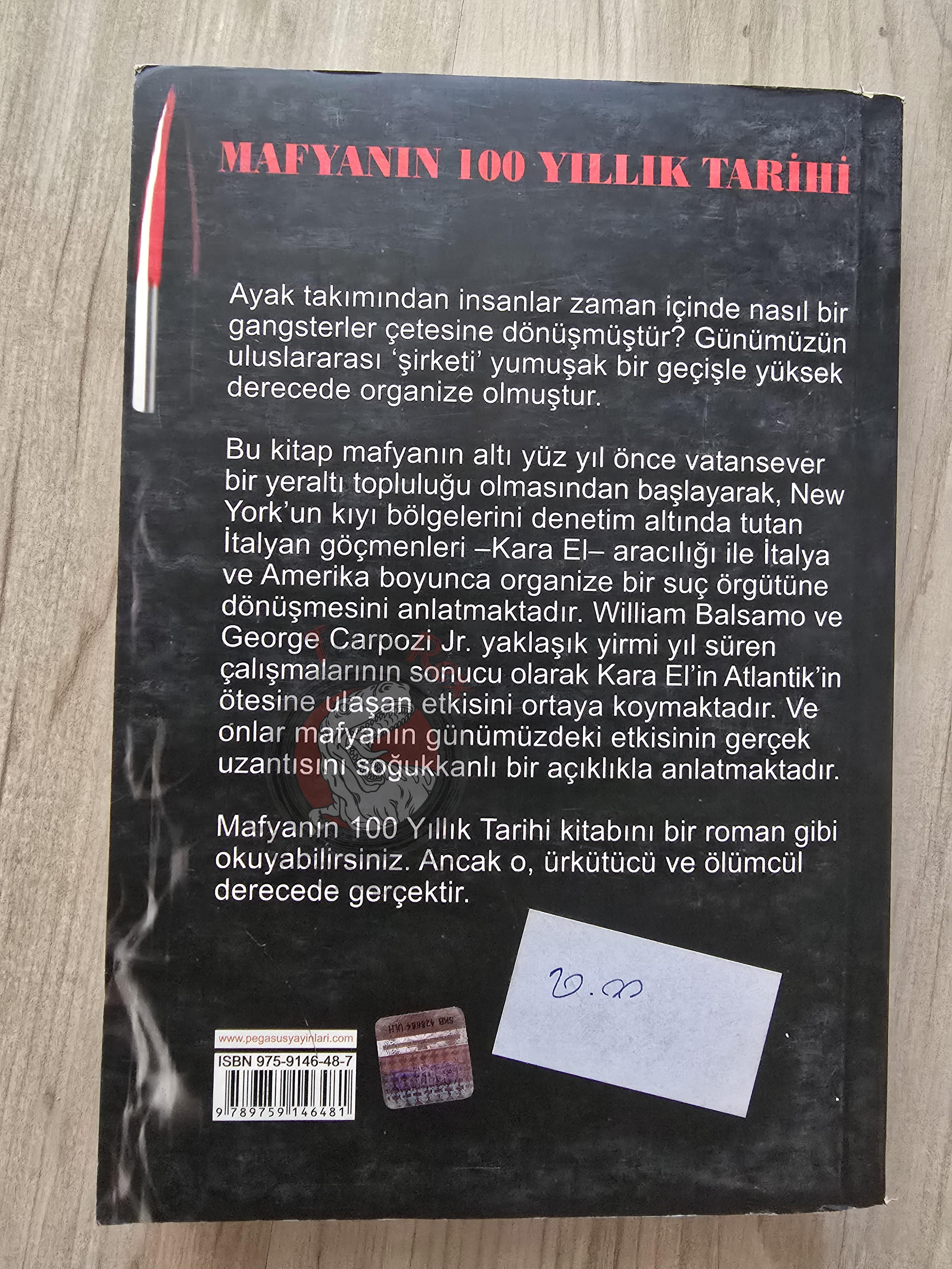 William Balsamo – The Mafia: The First 100 Years 2006 Turkish Book Turkey