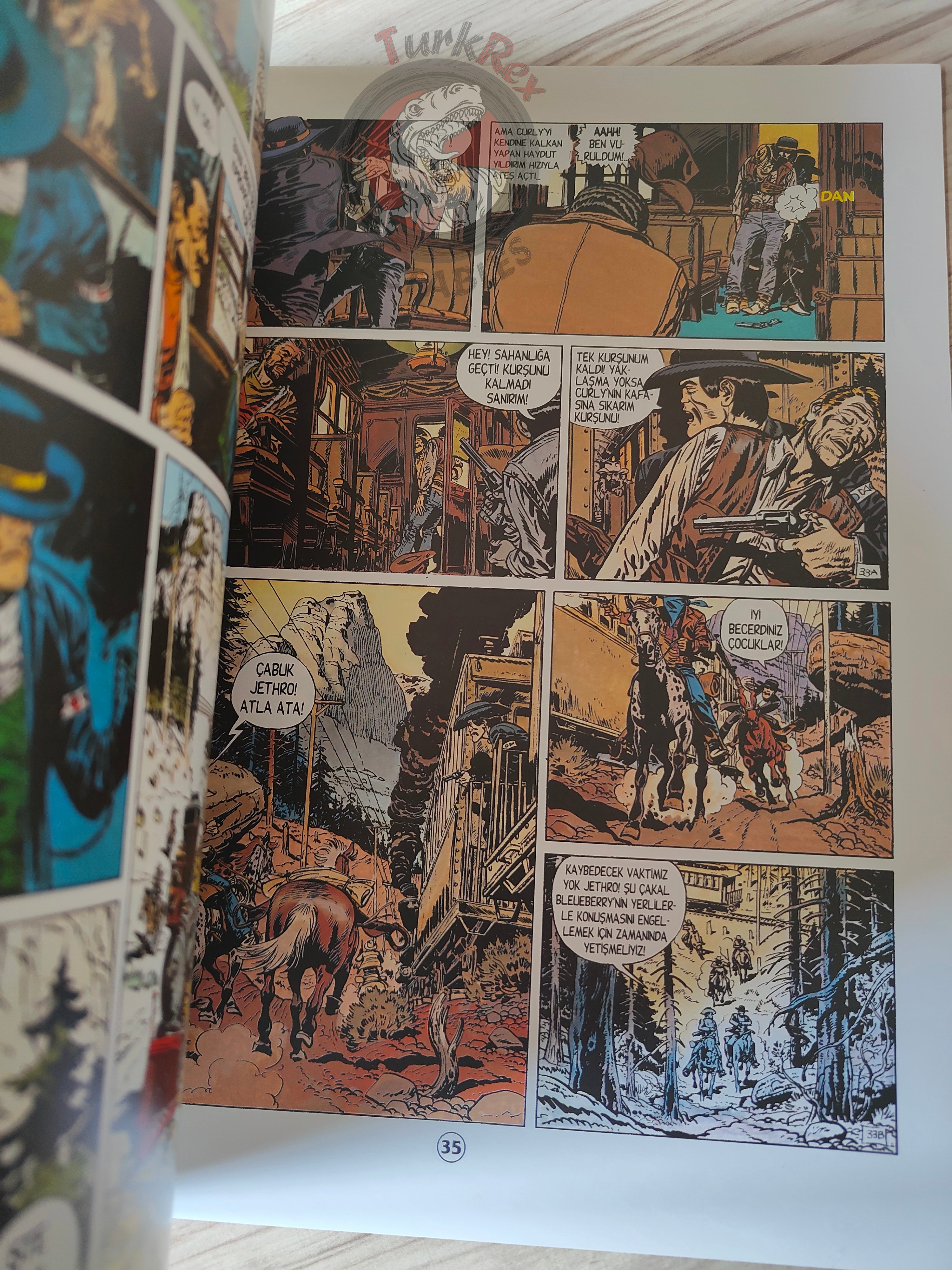 Blueberry #7 – The Iron Horse 2004 1st Edition Turkish Comic Turkey
