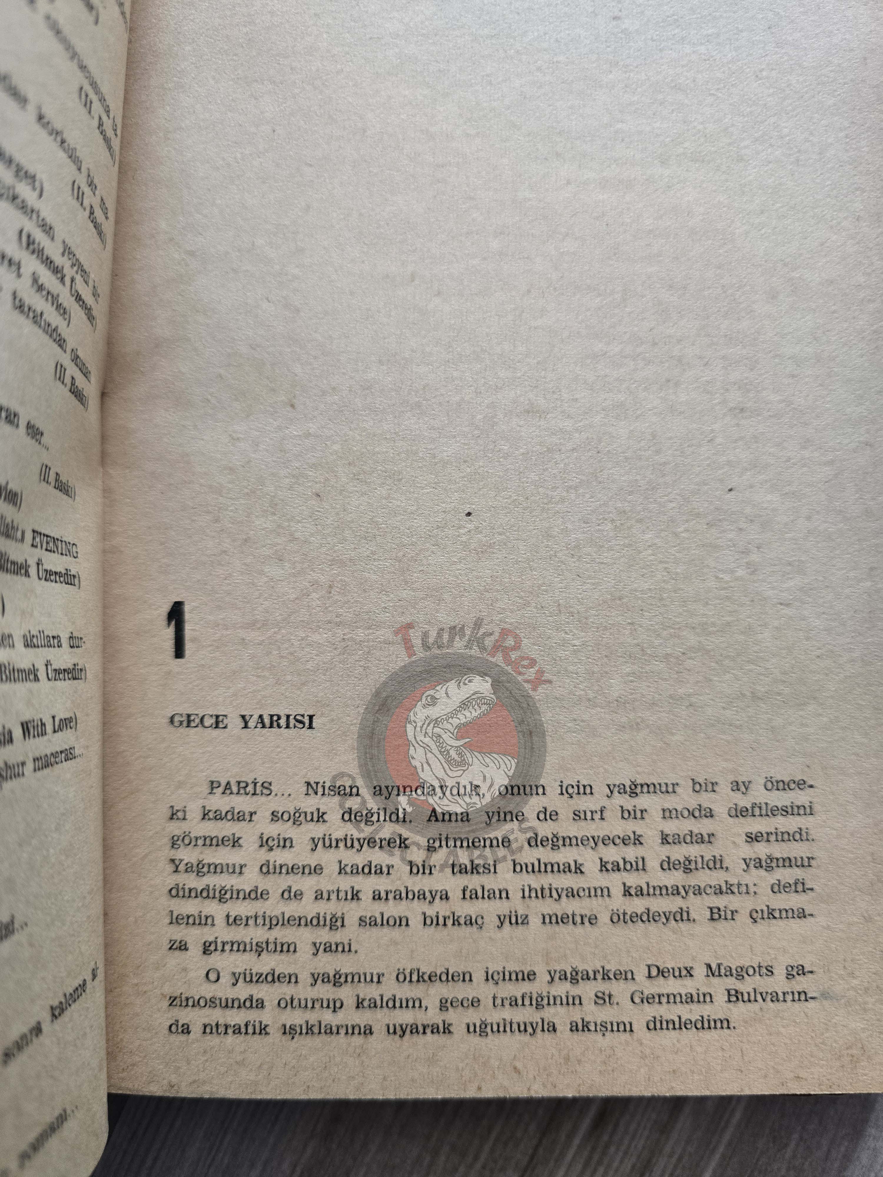Gavin Lyall – Midnight Plus One 1965 1st Turkish Book Turkey