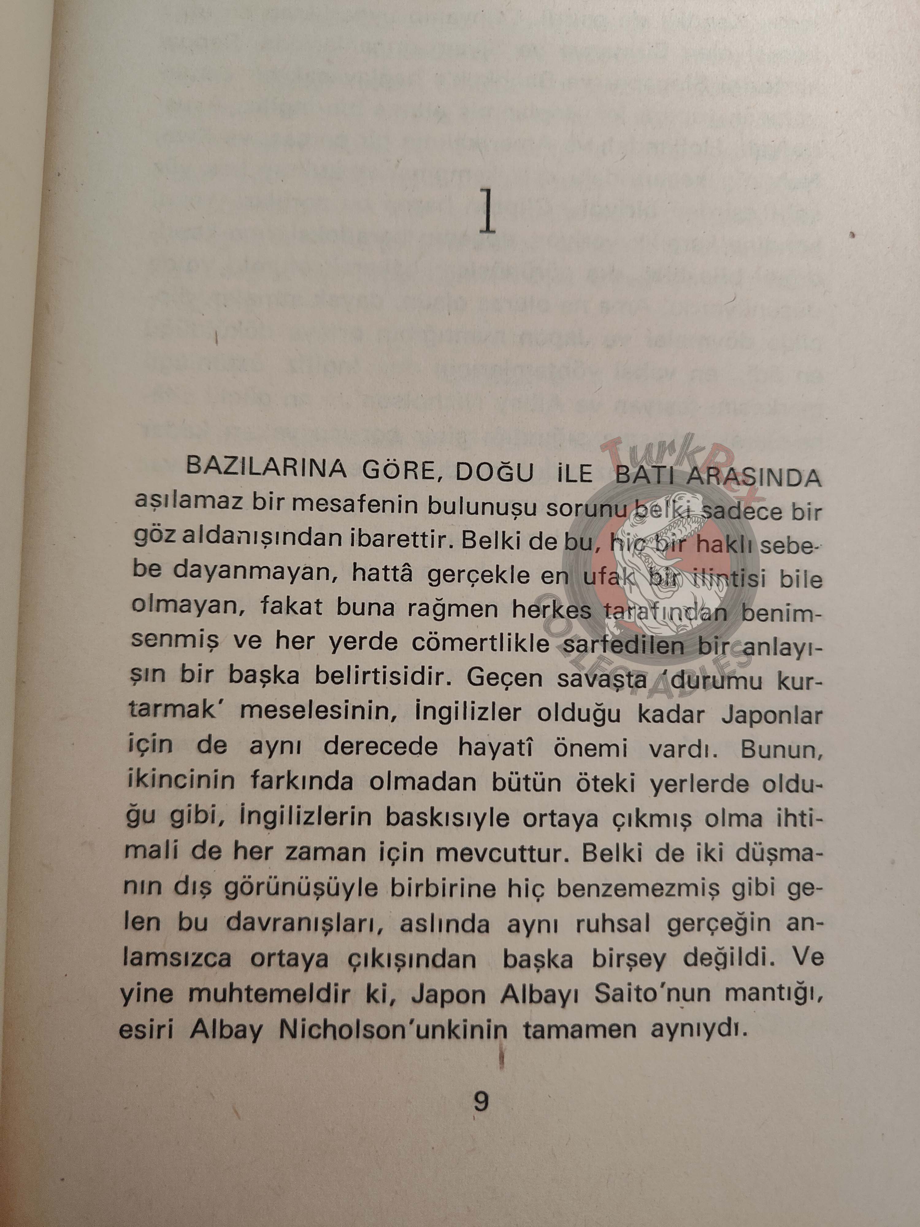 Pierre Boulle – Bridge Over the River Kwai 1973 1st Turkish Book Turkey