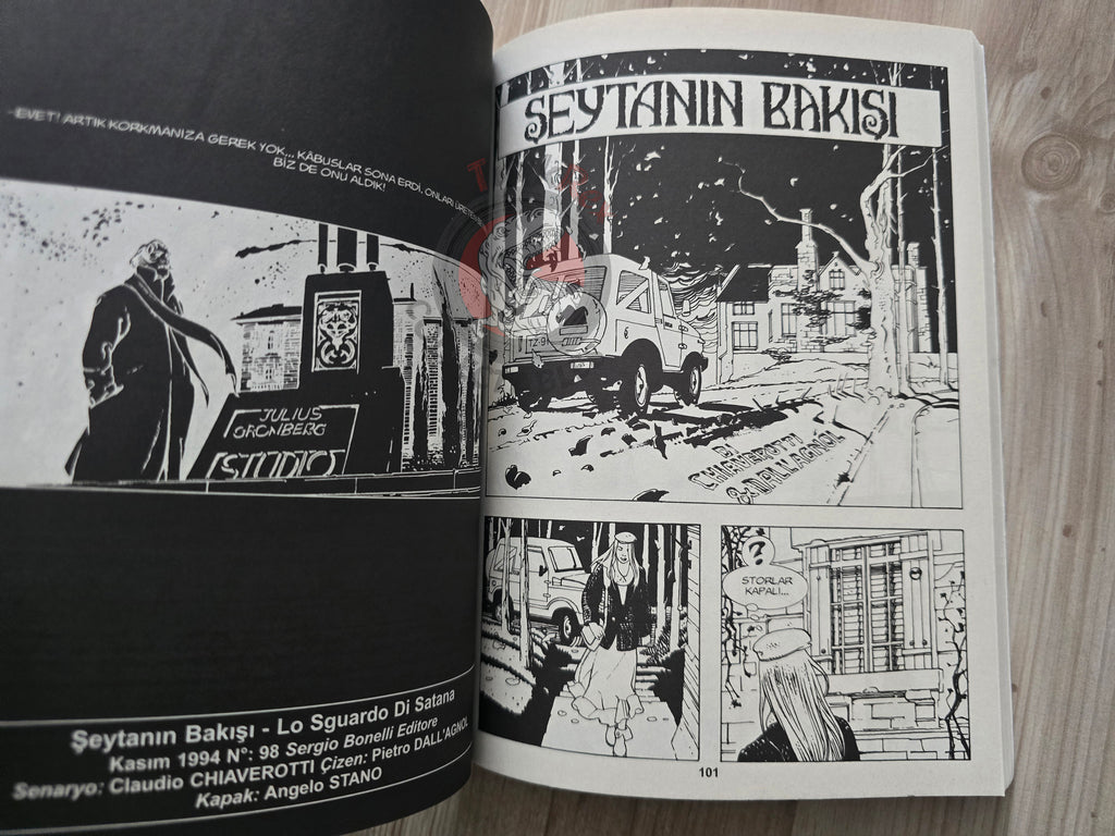 Dylan Dog #40 2014 Turkish Comic Turkey Dietro il sipario  #97 #98