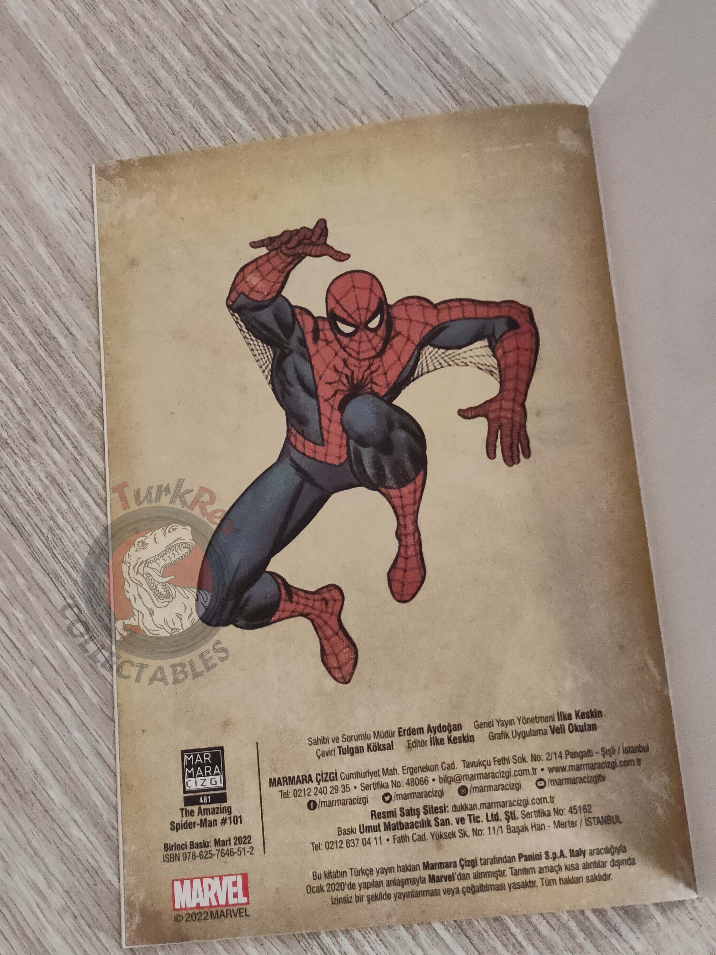 The Amazing Spider-Man #101 2022 Turkish Comic Turkey Morbius 1st App