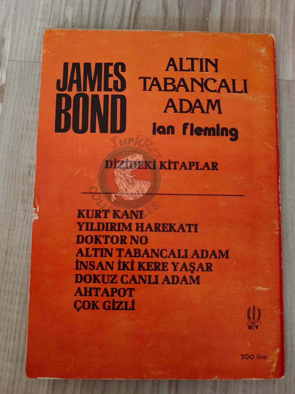 James Bond - The Man with the Golden Gun 1984 Turkish Book Turkey Ian Fleming