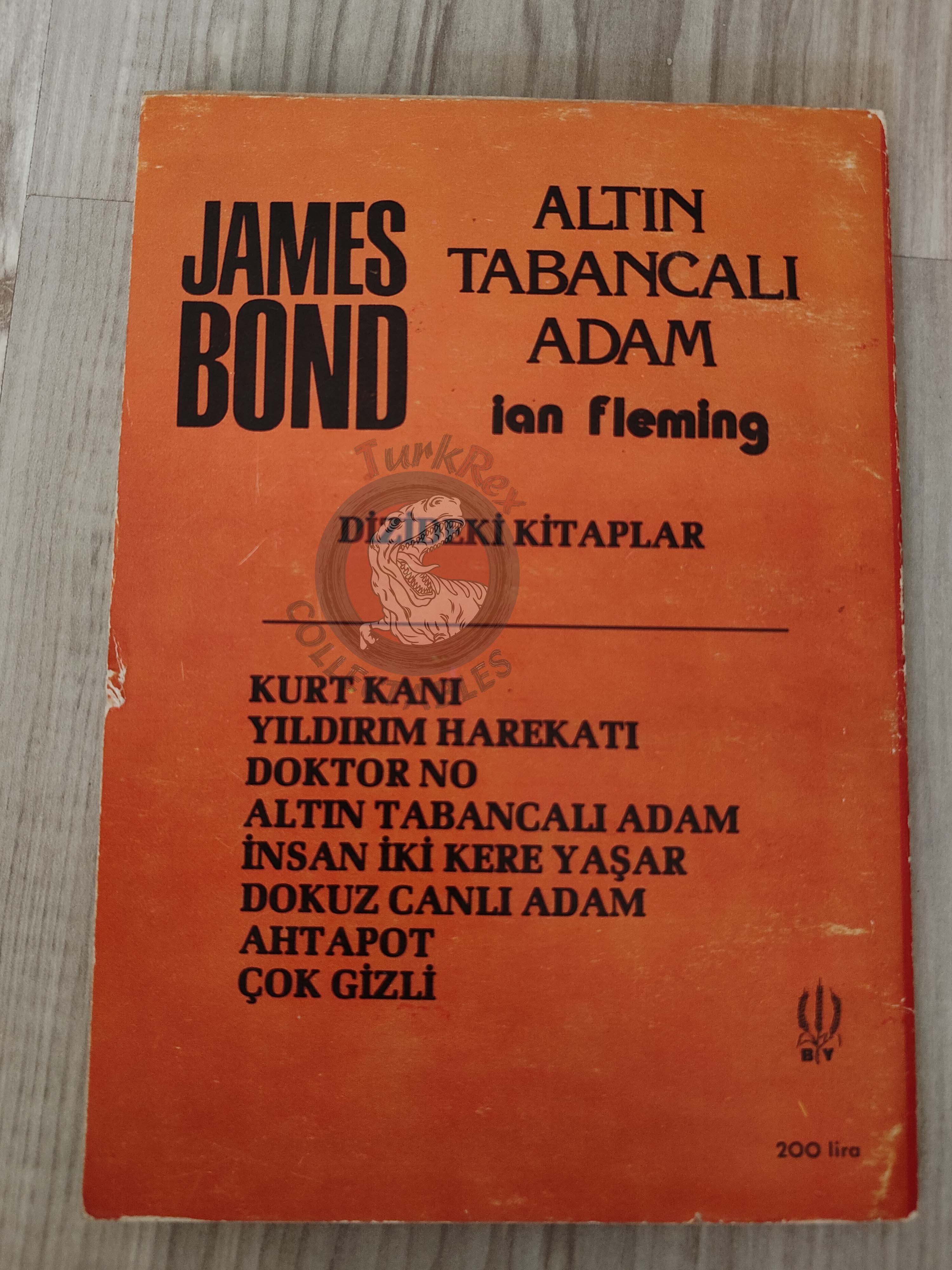 James Bond - The Man with the Golden Gun 1984 Turkish Book Turkey Ian Fleming