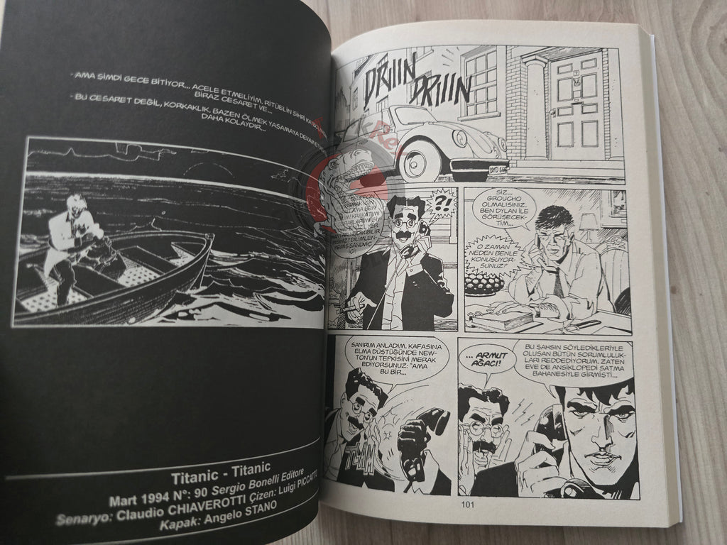 Dylan Dog #36 2012 Turkish Comic Turkey I cavalieri del tempo #89 #90