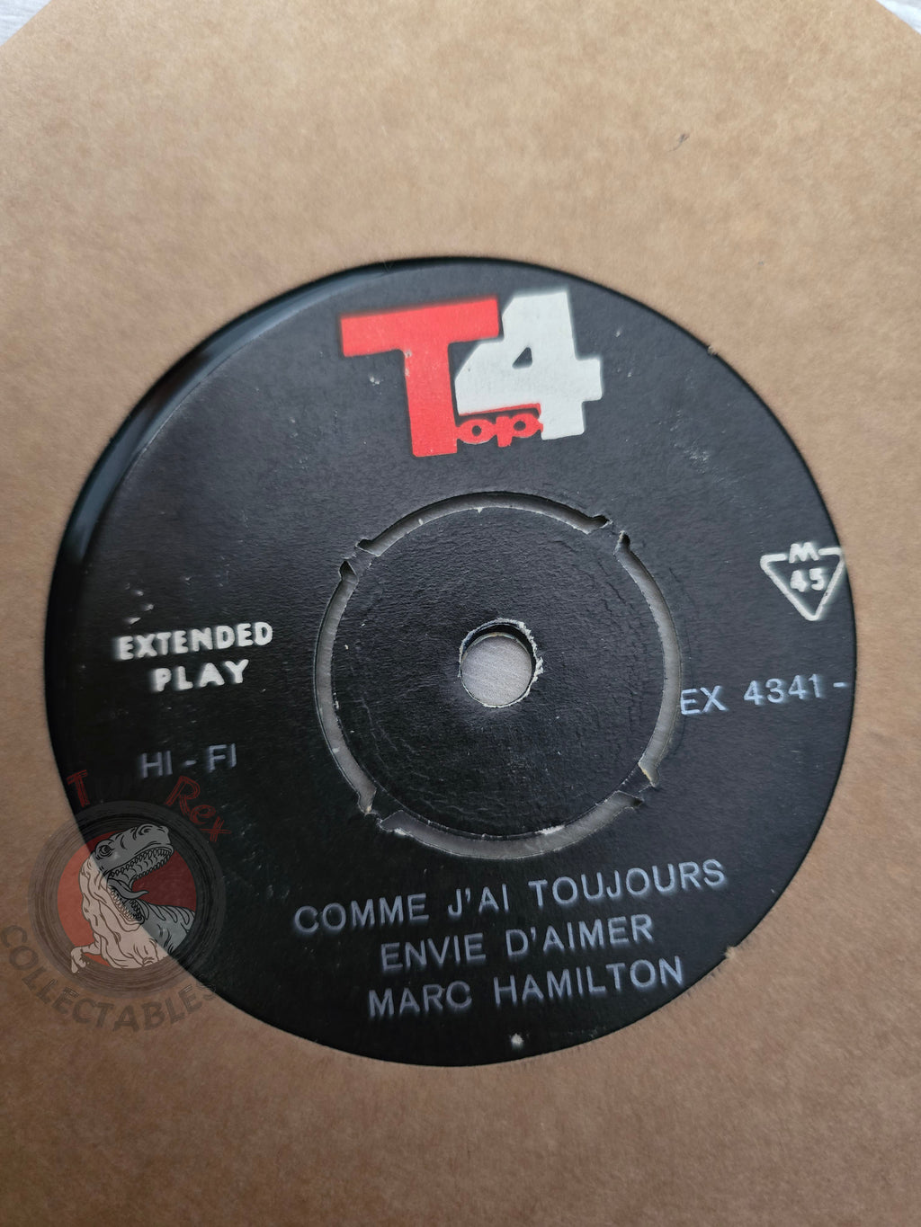 Marc Hamilton /  Philippe Lavil – Comme J'ai Toujours 7" Iran Pressing Vinyl Iranian Edition