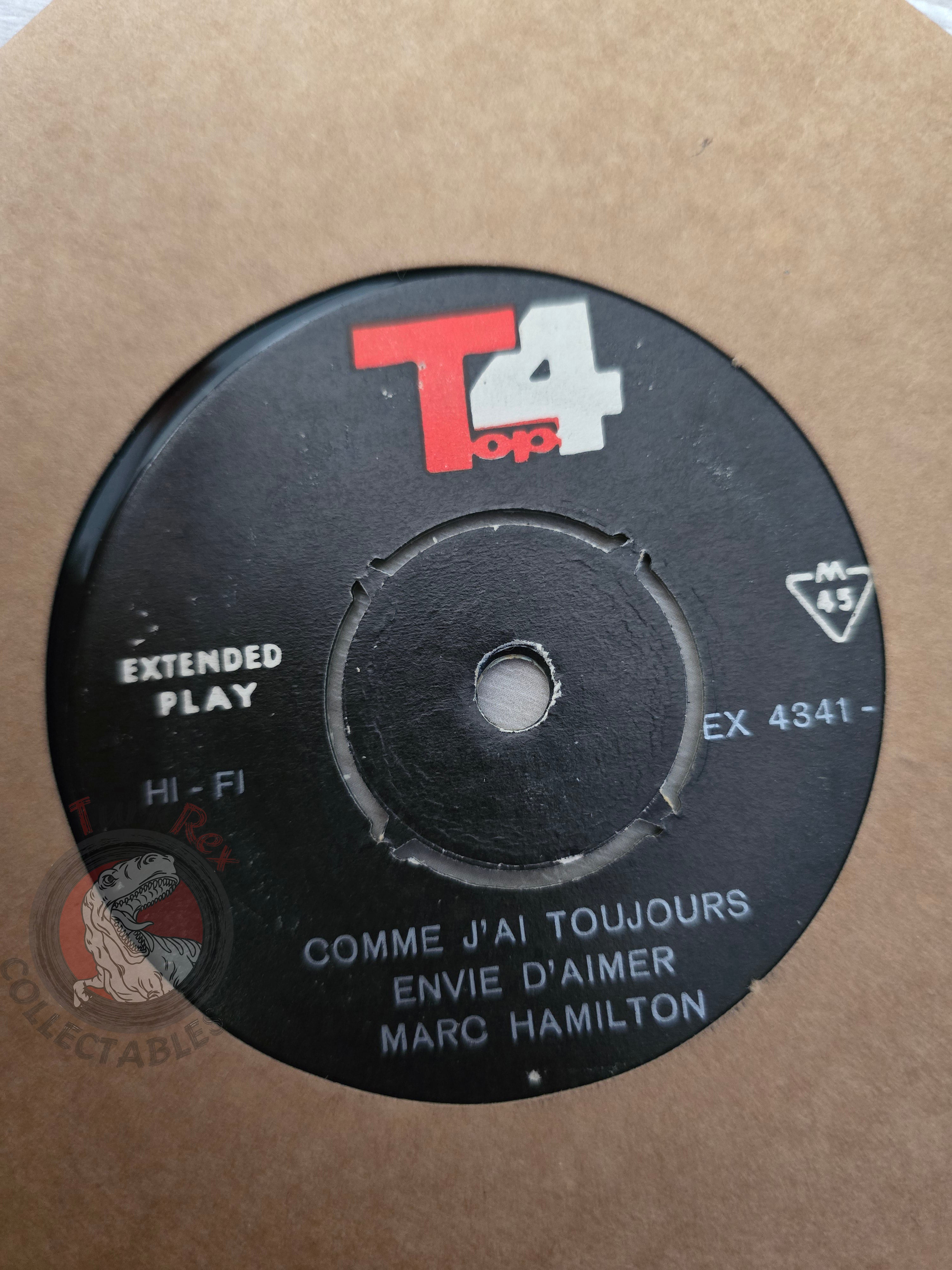 Marc Hamilton /  Philippe Lavil – Comme J'ai Toujours 7" Iran Pressing Vinyl Iranian Edition