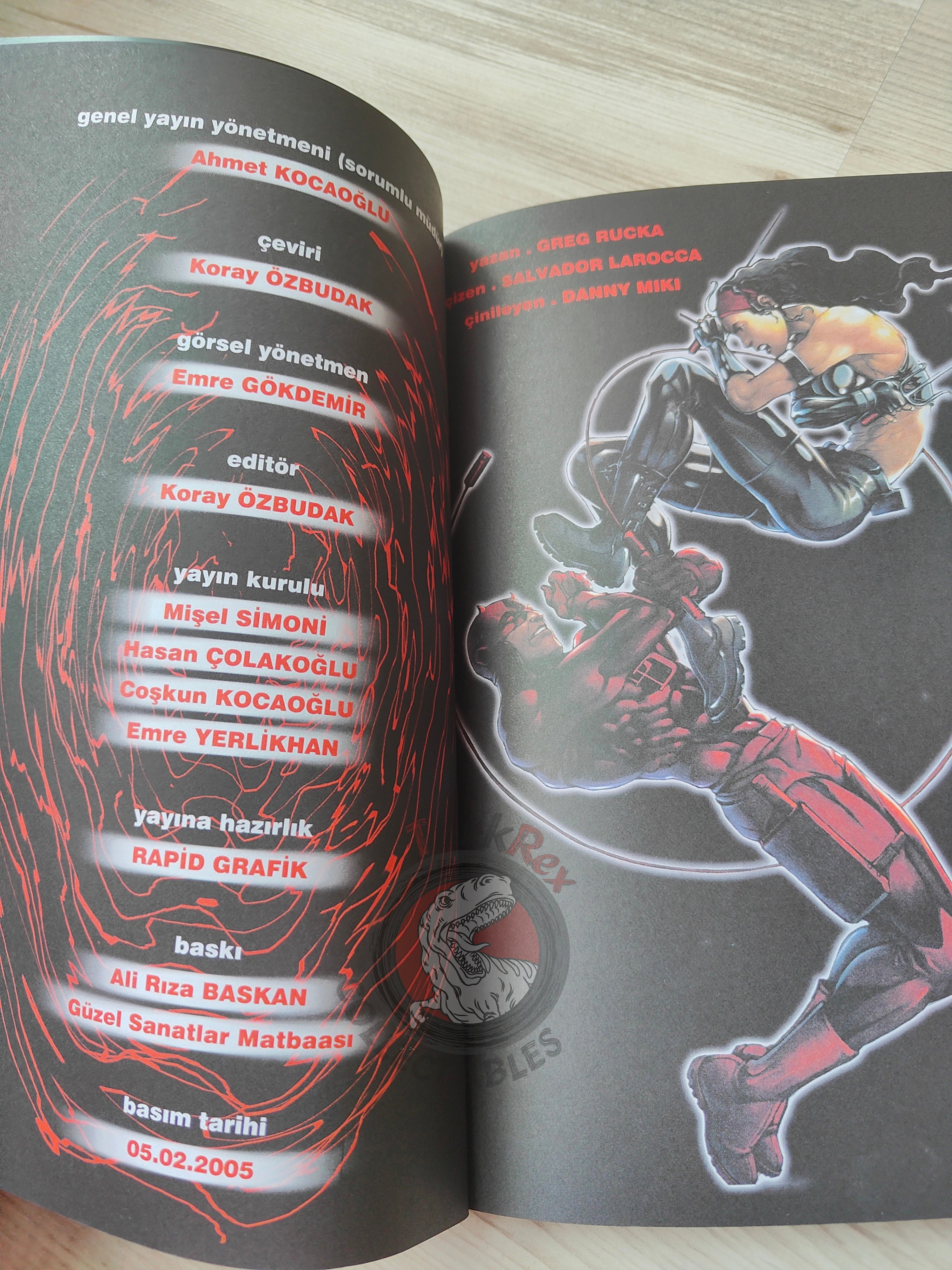 Ultimate Daredevil & Elektra #1 Turkish Comic Turkey with poster