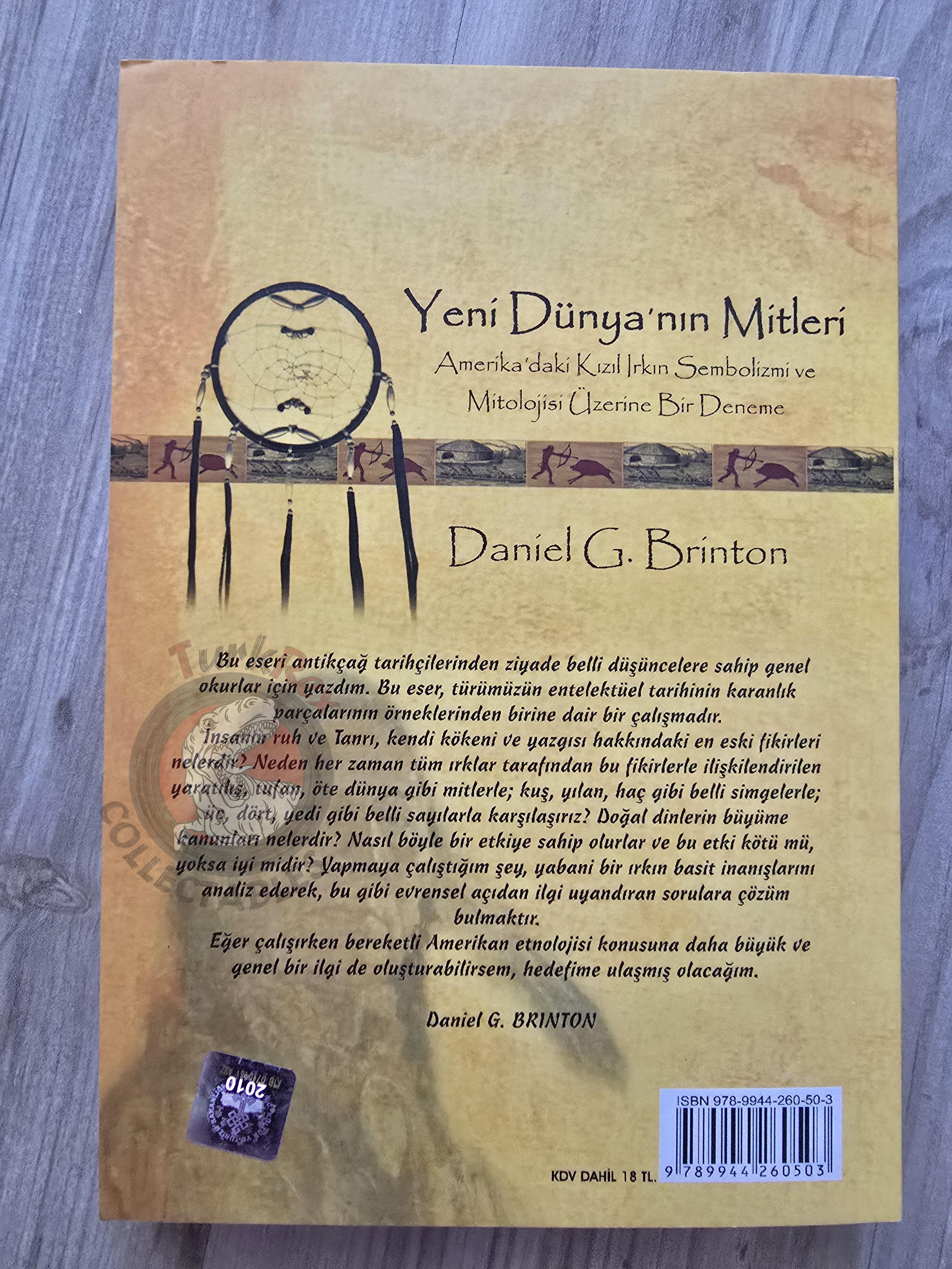 Daniel G. Brinton – The Myths of the New World 2011 Turkish Book Turkey