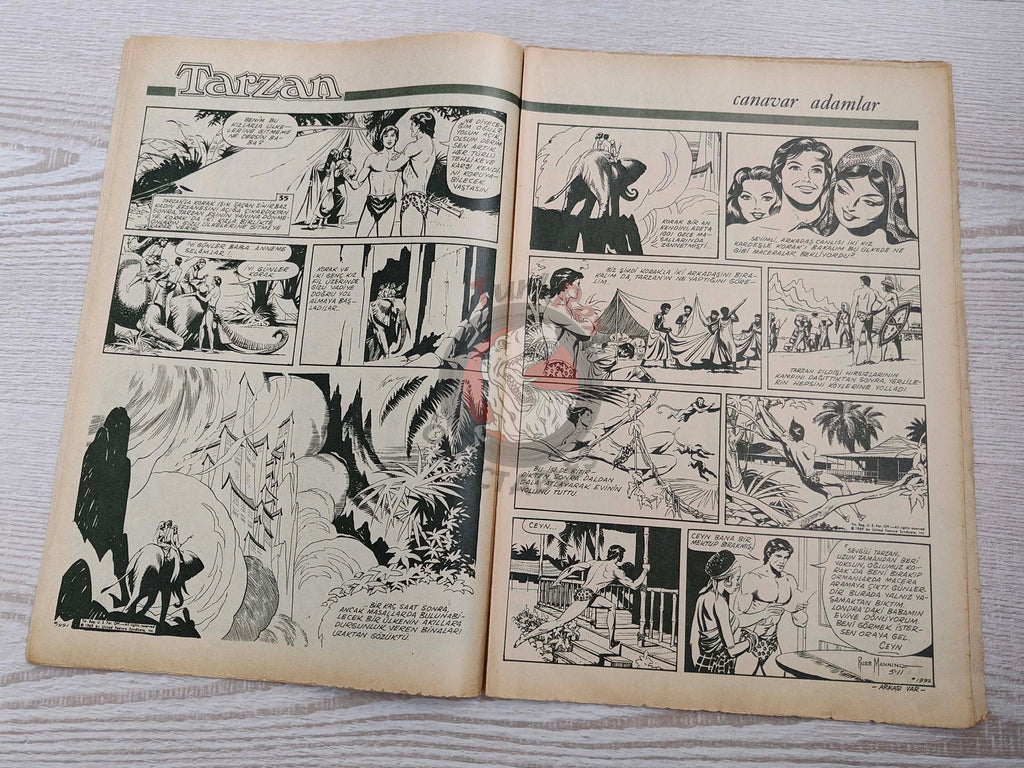 Doğan Kardeş 1969 Magazine #35 Turkish Comic Turkey Pinocchio, Captain Scarlet, Lady Penelope