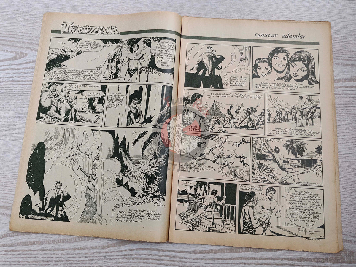 Doğan Kardeş 1969 Magazine #35 Turkish Comic Turkey Pinocchio, Captain Scarlet, Lady Penelope