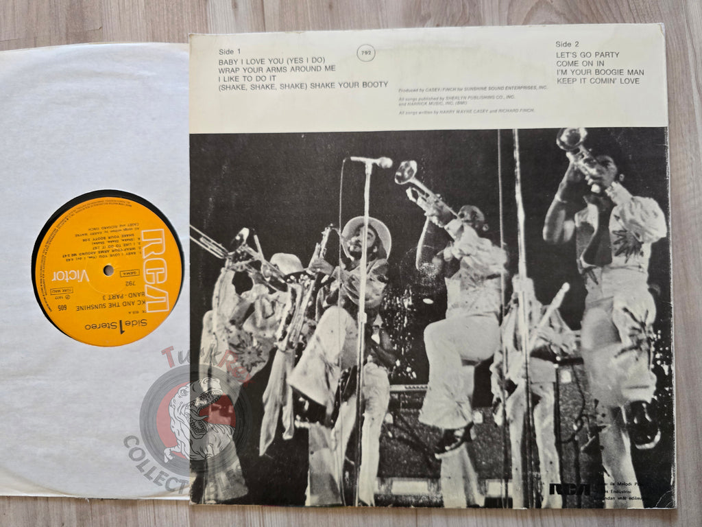 KC & The Sunshine Band – Part 3 Turkish Pressing Vinyl Turkey Edition