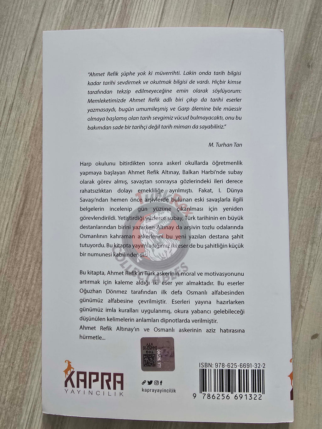 Ahmet Refik Altınay – The Ottoman Soldier in History 2024 Turkish Book Turkey