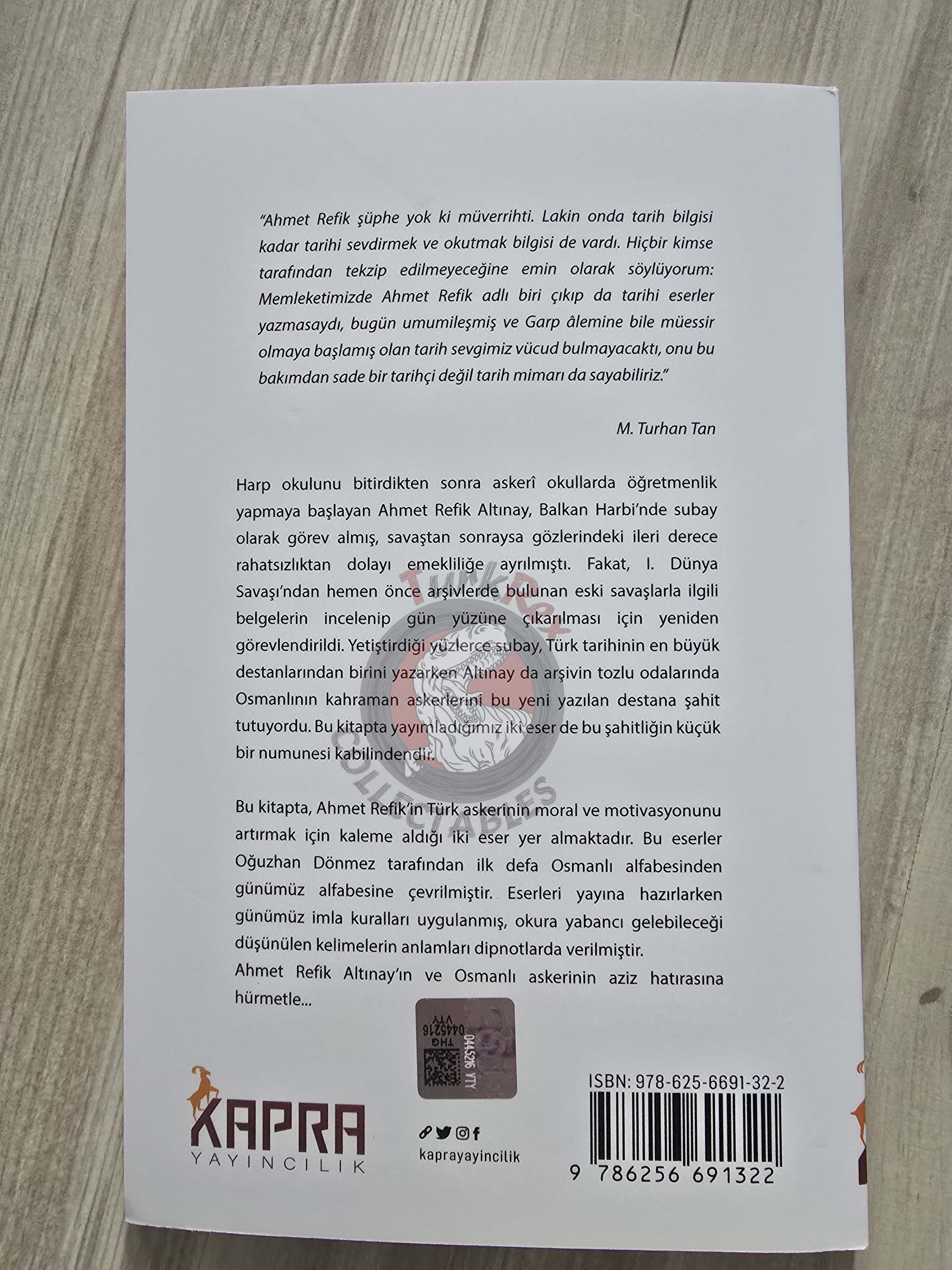 Ahmet Refik Altınay – The Ottoman Soldier in History 2024 Turkish Book Turkey