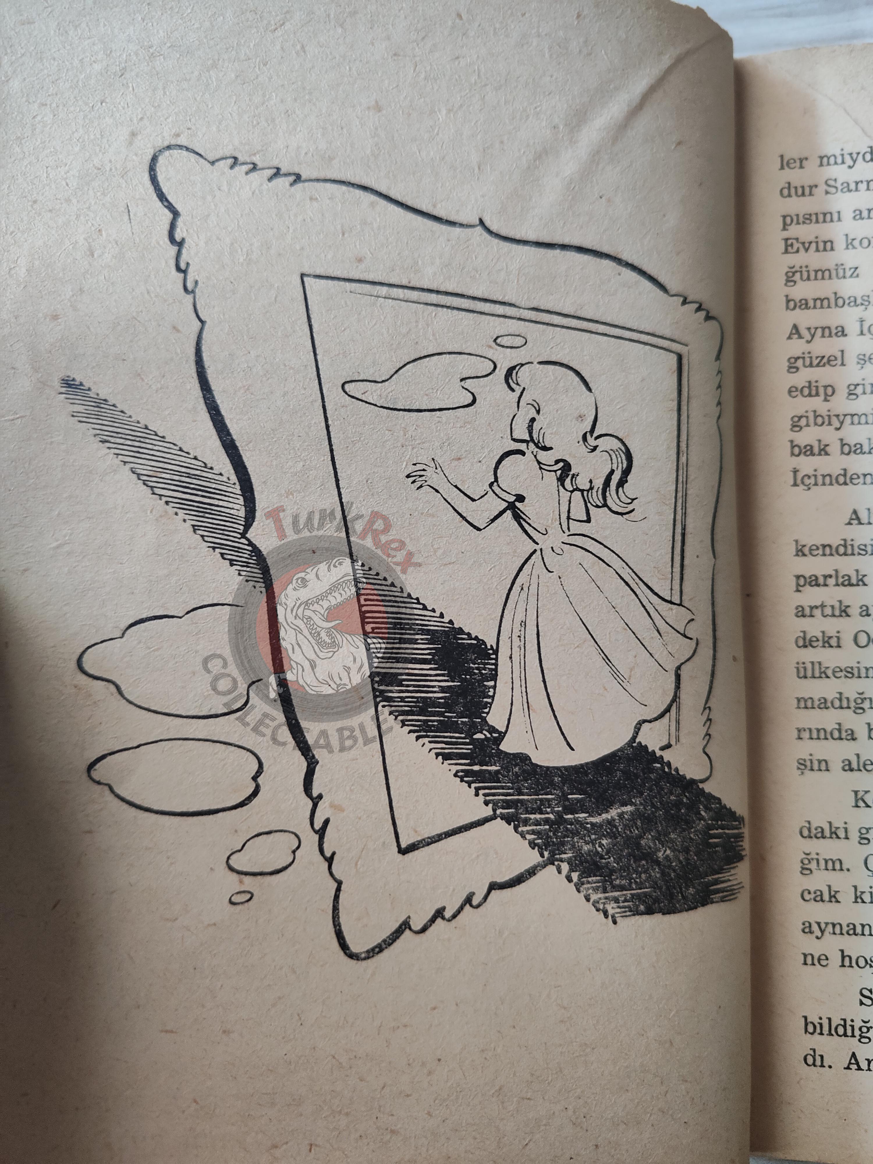 Lewis Carroll – Through the Looking-Glass 1961 Turkish Book Turkey Illustrated