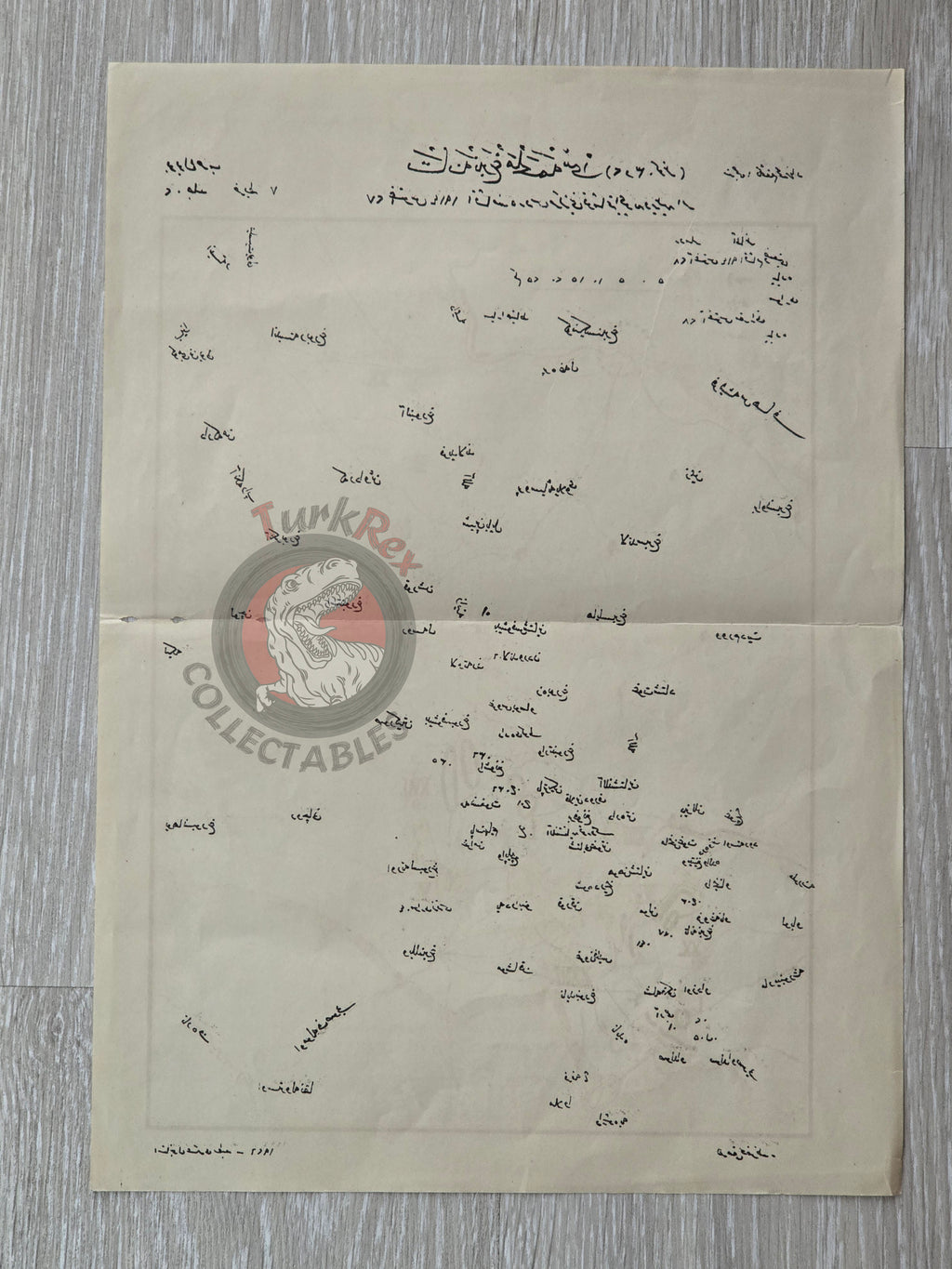 Tannenberg Battle WW1 Military Map Ottoman Script Germany Russia Königsberg 1926
