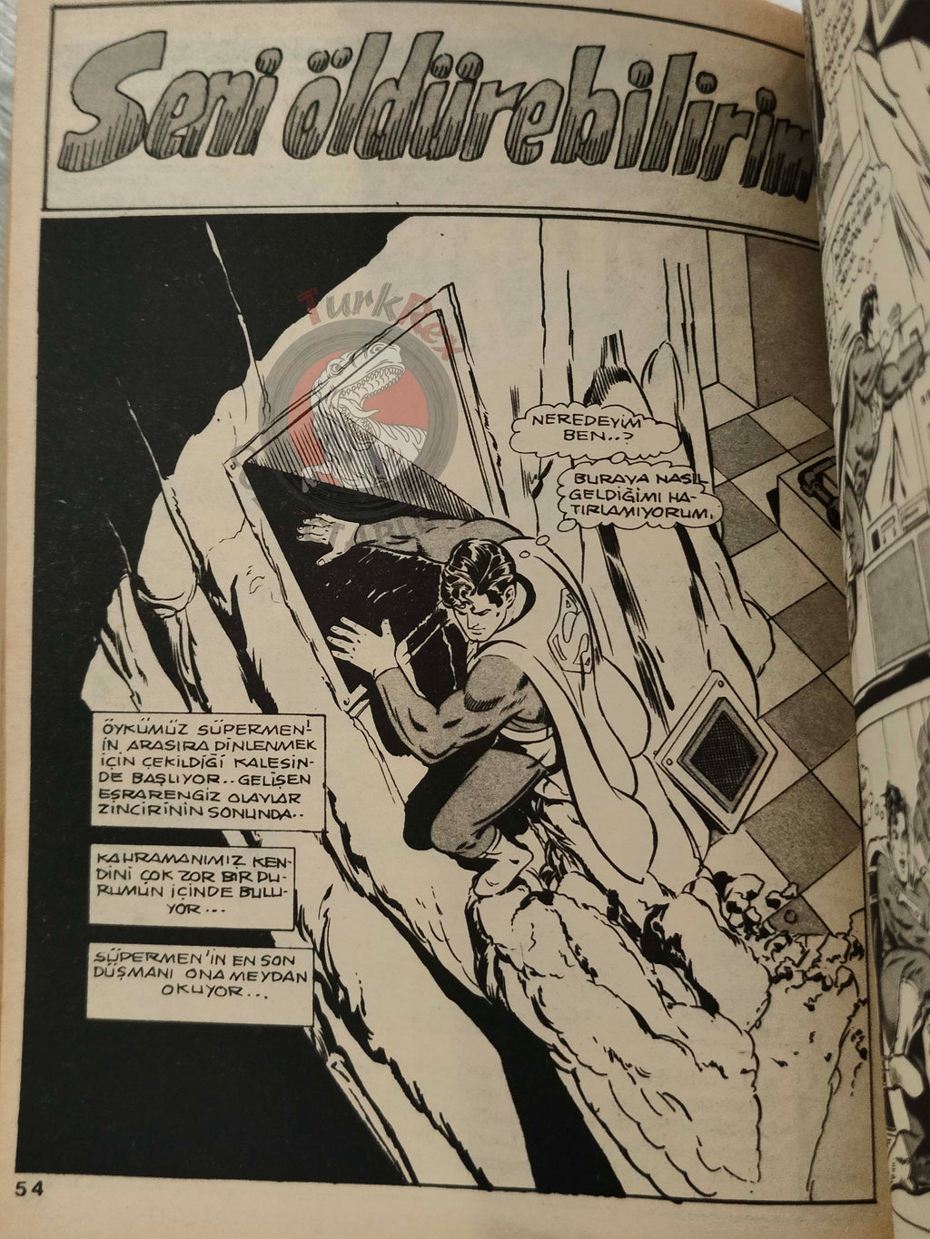 Superman Vol #7 1989 Turkish Comic Turkey Batman #356 - #359 #364 Action Comics #524
