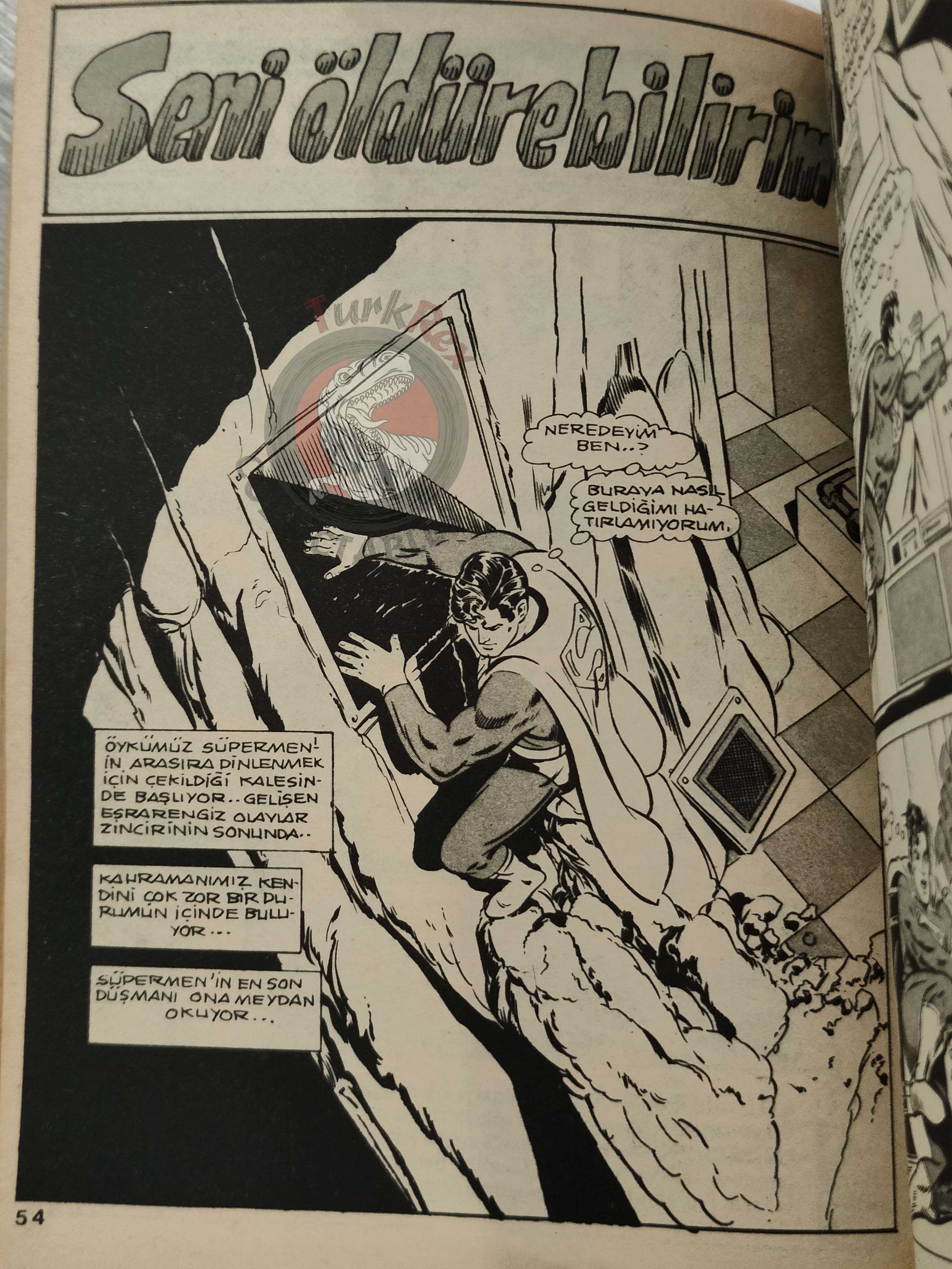 Superman Vol #7 1989 Turkish Comic Turkey Batman #356 - #359 #364 Action Comics #524