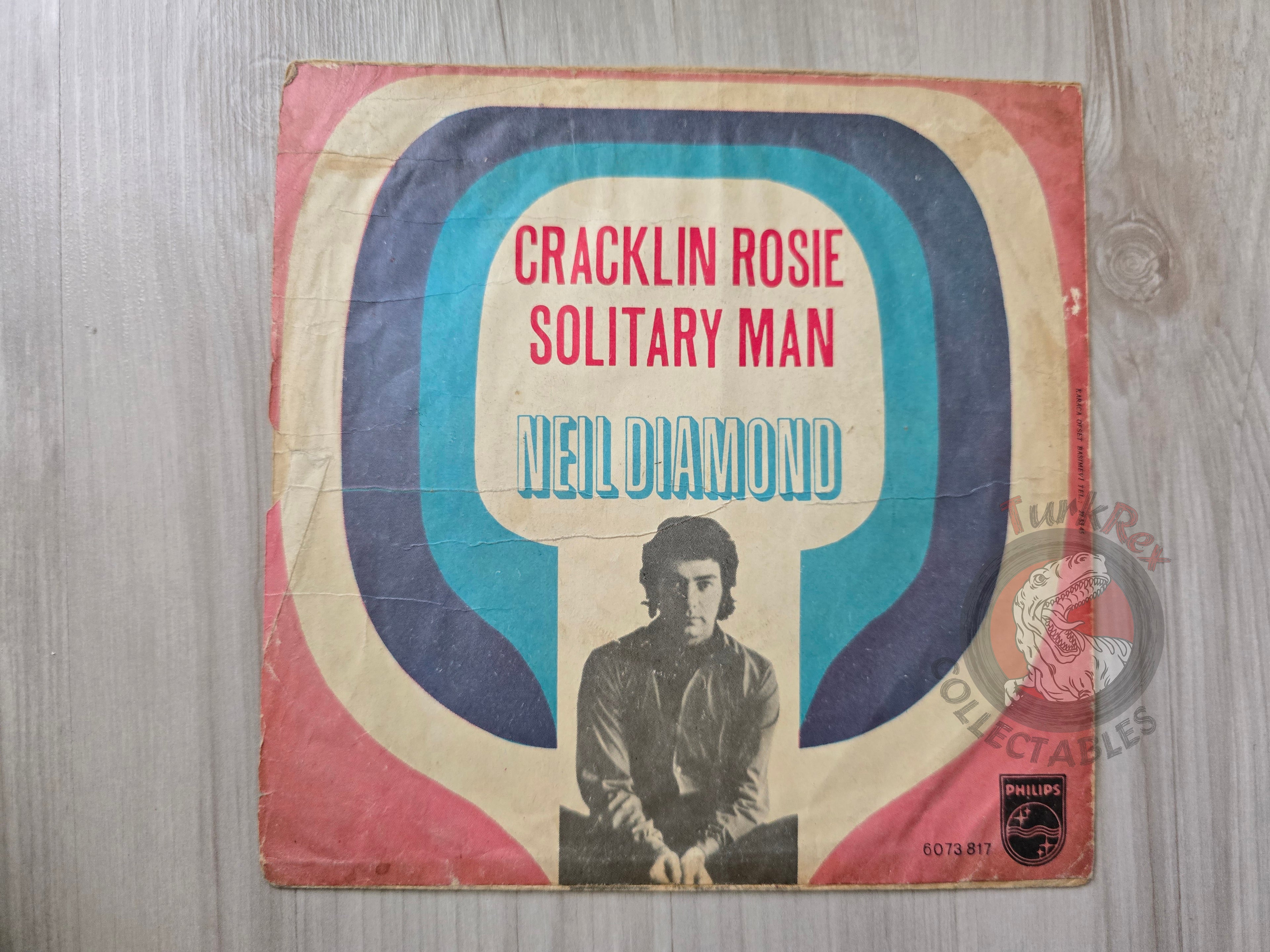 Neil Diamond – Cracklin' Rosie 7" Turkish Pressing Cover Only Turkey Edition