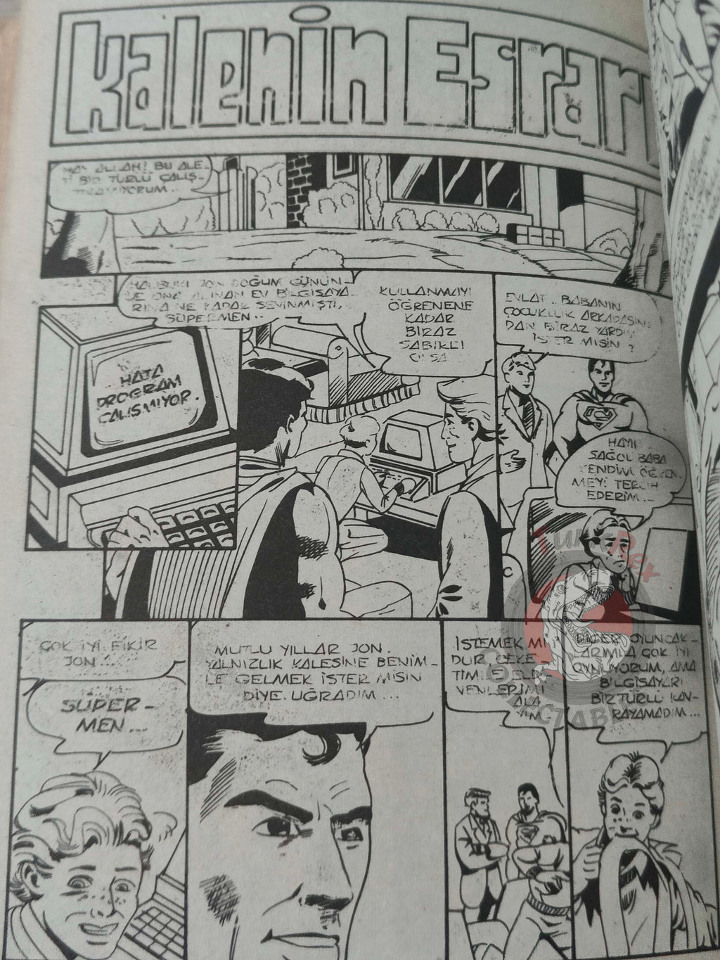 Superman Vol #35 1992 Turkish Comic Turkey #65 vs. Muhammad Ali Supergirl Batman