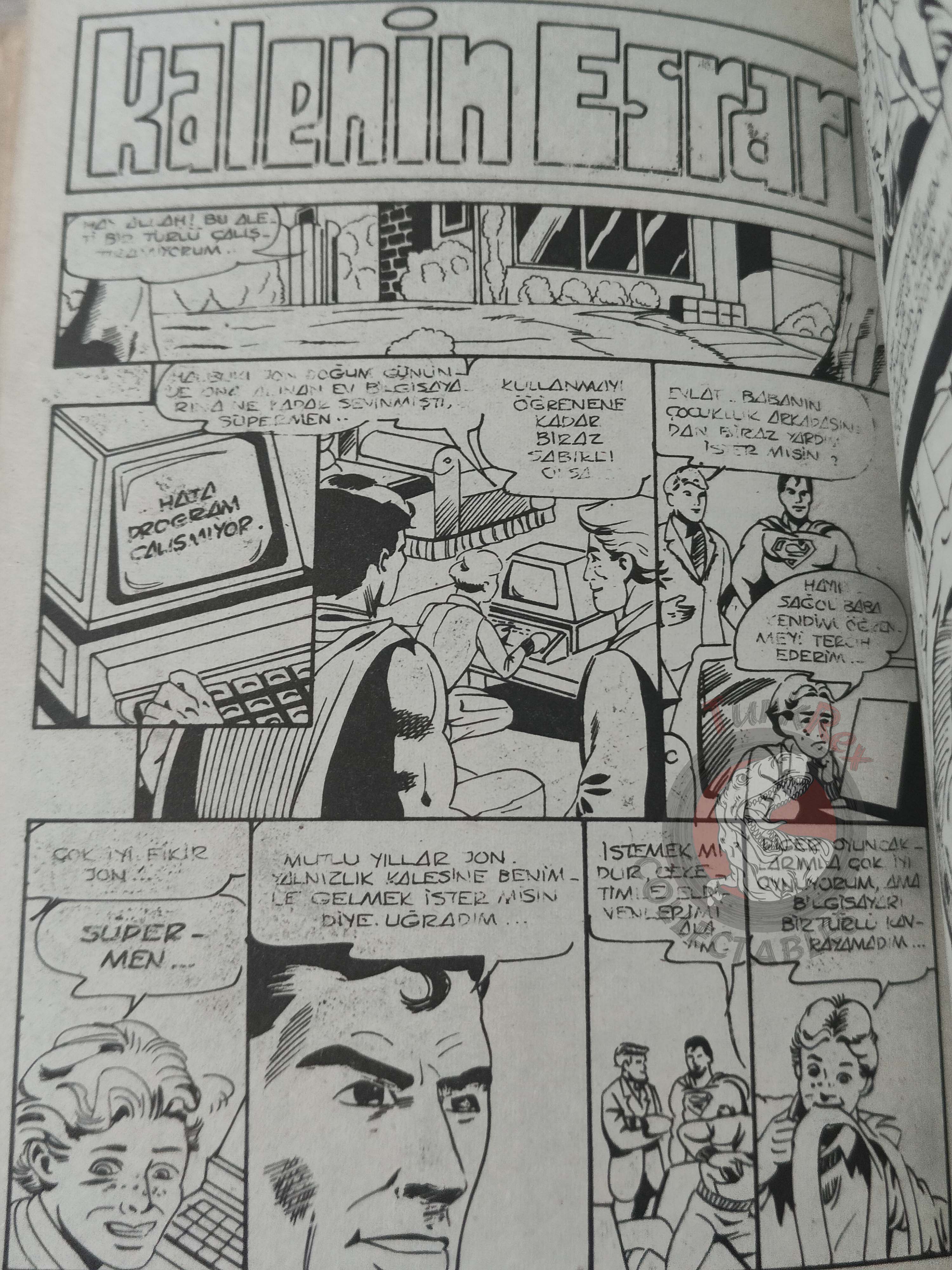 Superman Vol #35 1992 Turkish Comic Turkey #65 vs. Muhammad Ali Supergirl Batman