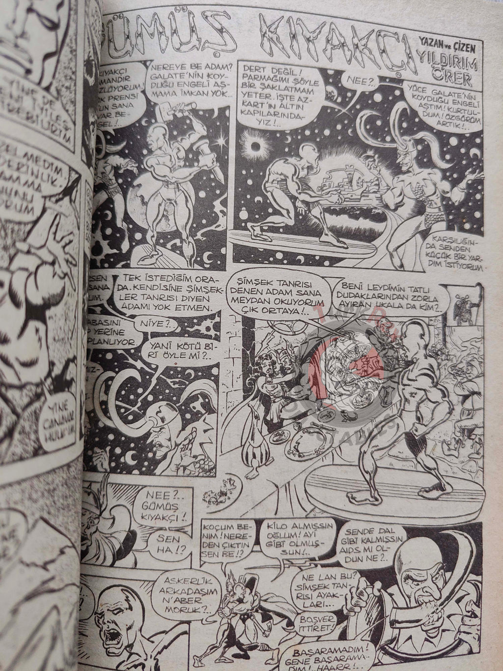 Silver Surfer #11 1988 Turkish Comic Turkey The Incredible Hulk #250 Defenders #98