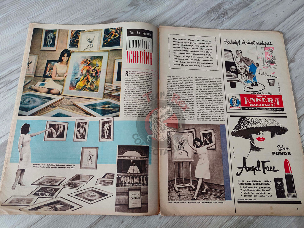 Hayat 1962 Brigitte Bardot Turkish Mag Turkey Princess Margaret Ludmilla Tcherina Audrey Hepburn