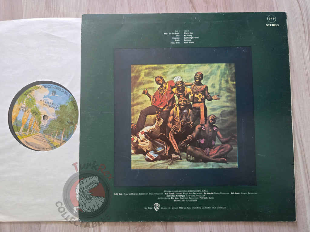 Osibisa – Osibirock Turkish Pressing Vinyl Turkey Edition