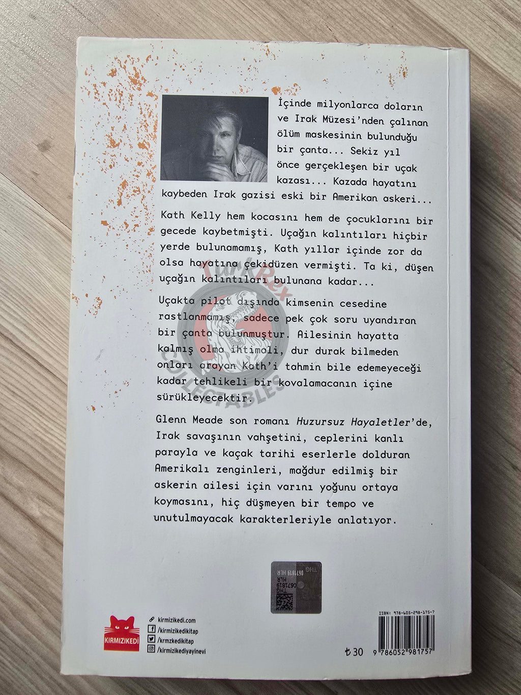 Glenn Meade – Unquiet Ghosts 2017 1st Turkish Book Turkey