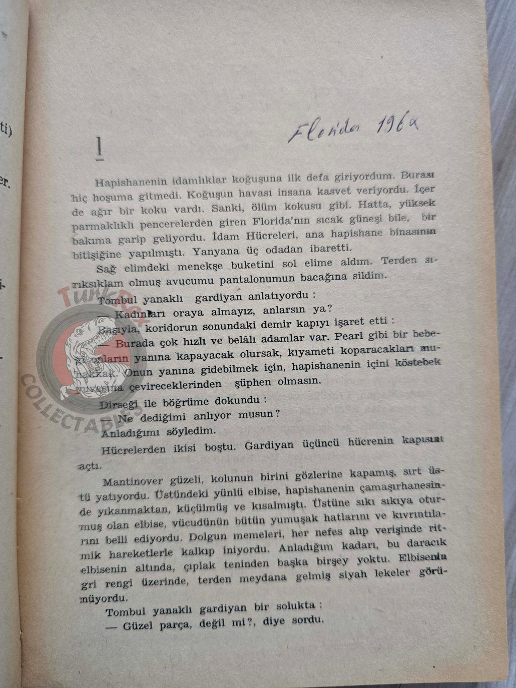 Jim Charters – Murder on the Side 1968 1st Turkish Book Turkey Day Keene