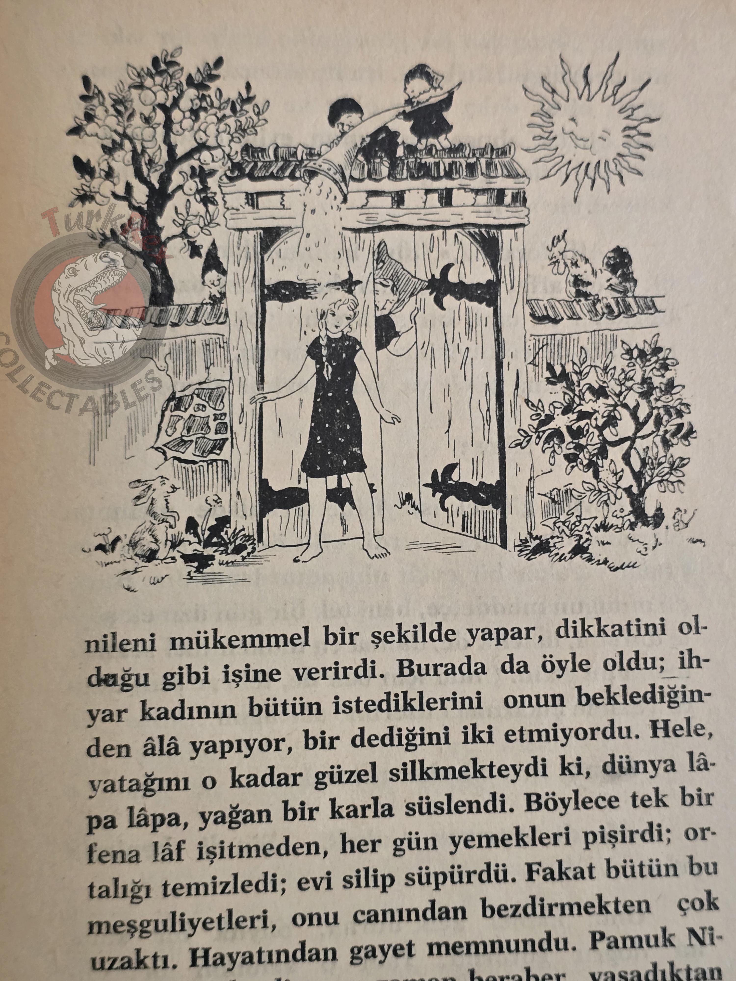 Grimm Brothers – Frau Holle 1960 Turkish Book Turkey Illustrated