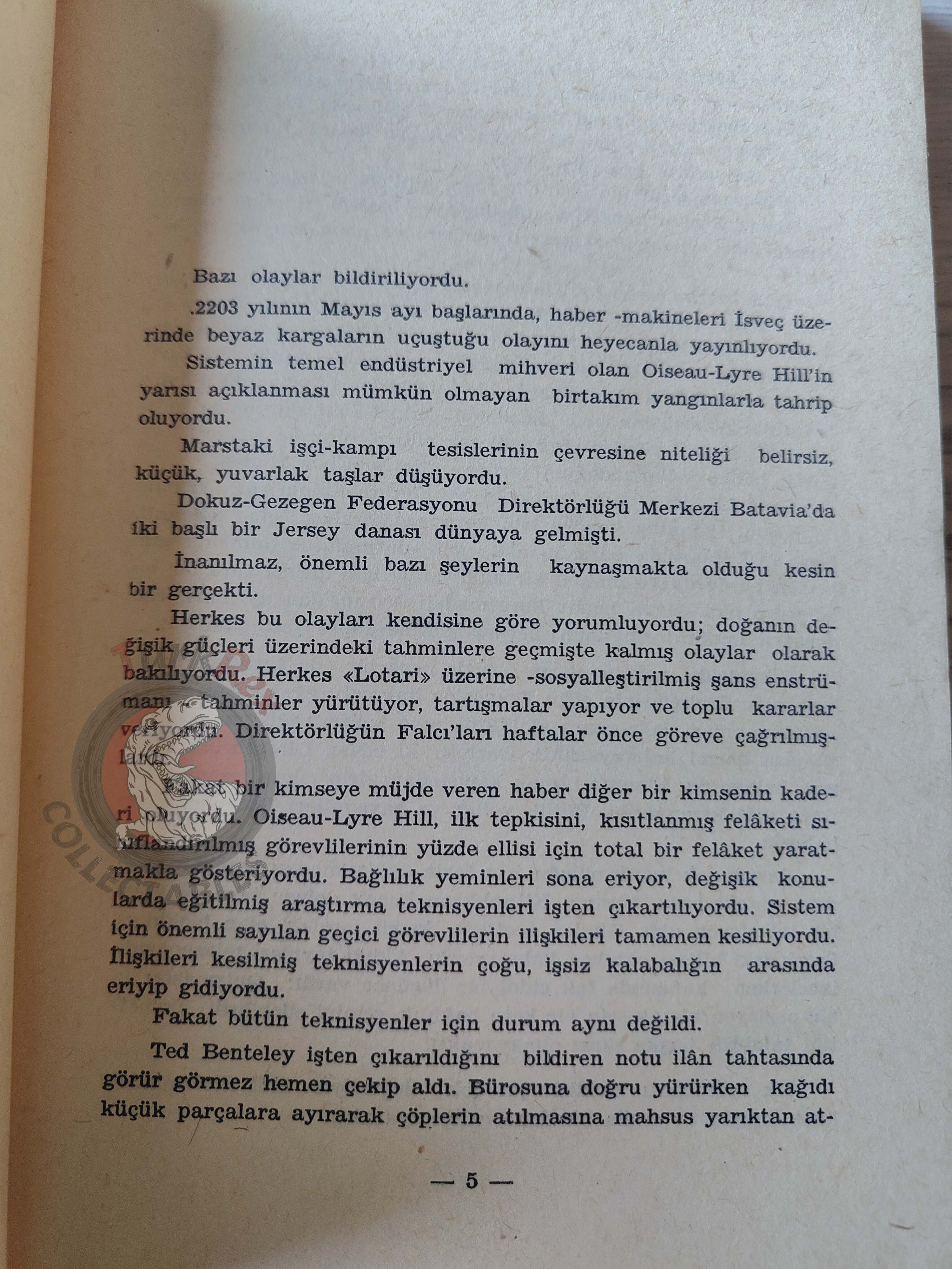 Philip K. Dick – Solar Lottery 1971 1st Turkish Book Turkey