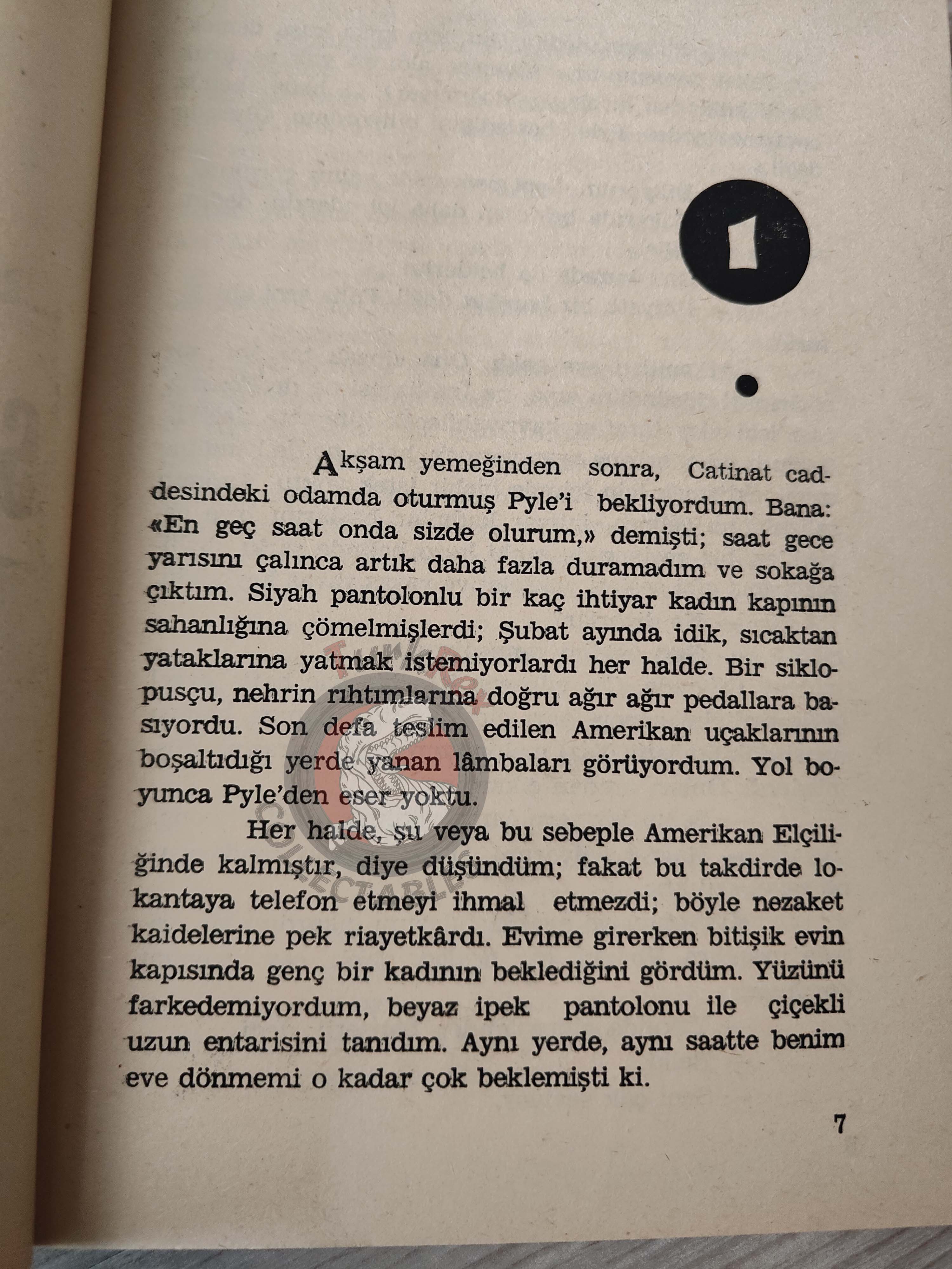 Graham Greene – The Quiet American 1965 1st Turkish Book Turkey