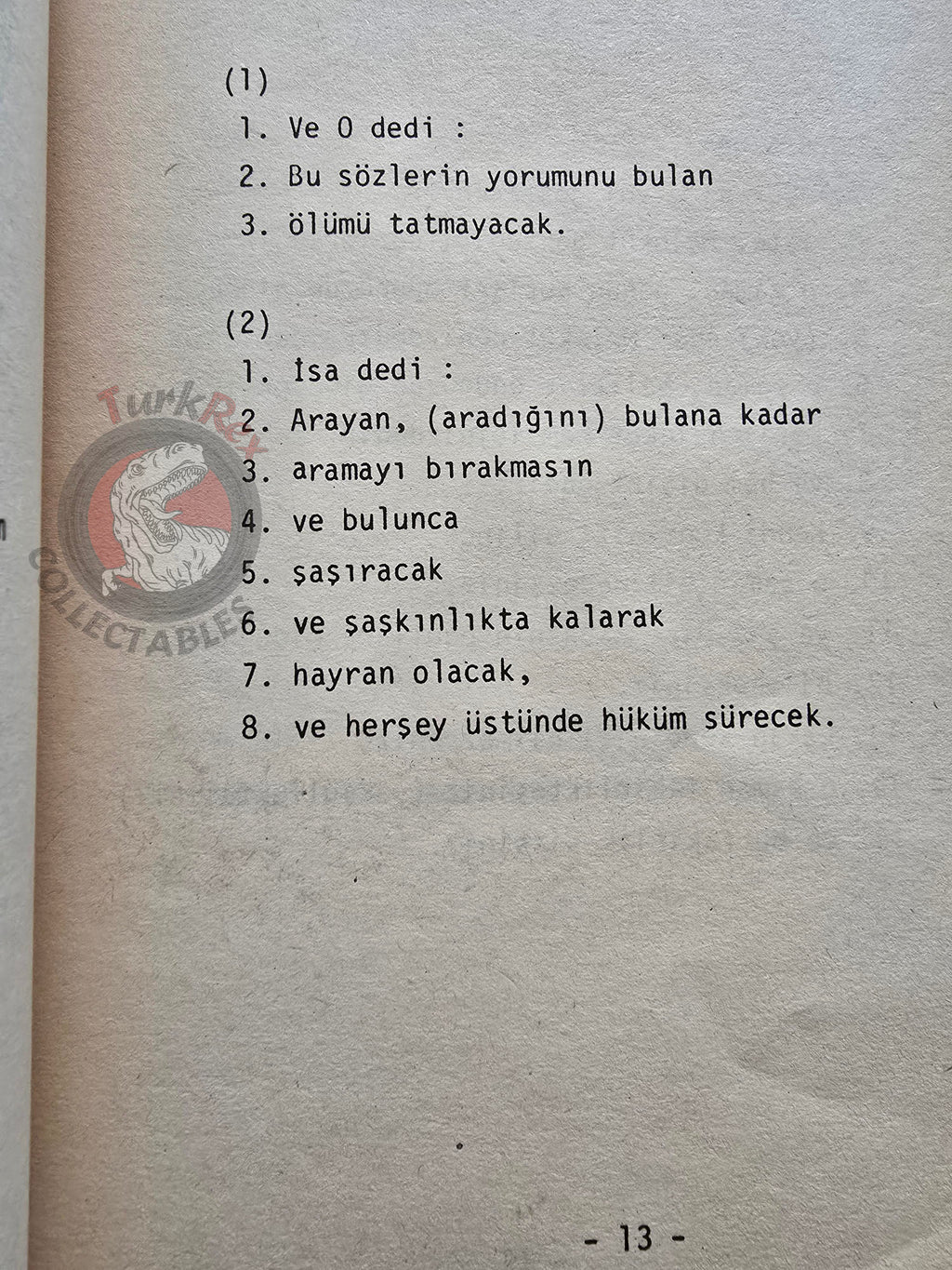 The Gospel of Thomas Bible Turkish Book New Testament