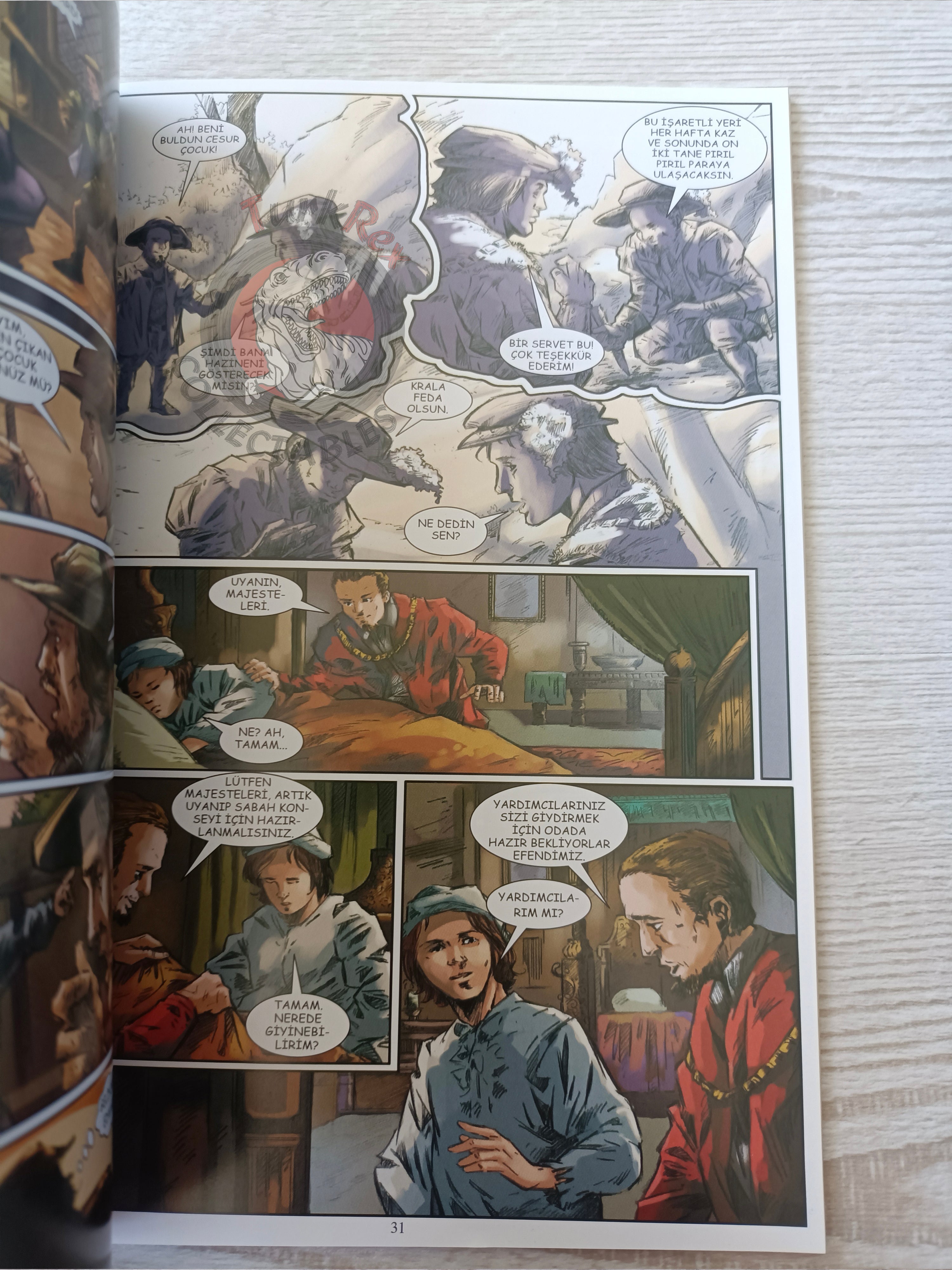 The Prince and the Pauper – Mark Twain Turkish Comic Turkey Campfire Classics