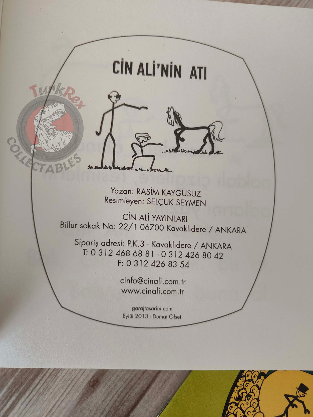 Cin Ali Series – Rasim Kaygusuz 2013 Turkish Book Turkey Illustrated Education