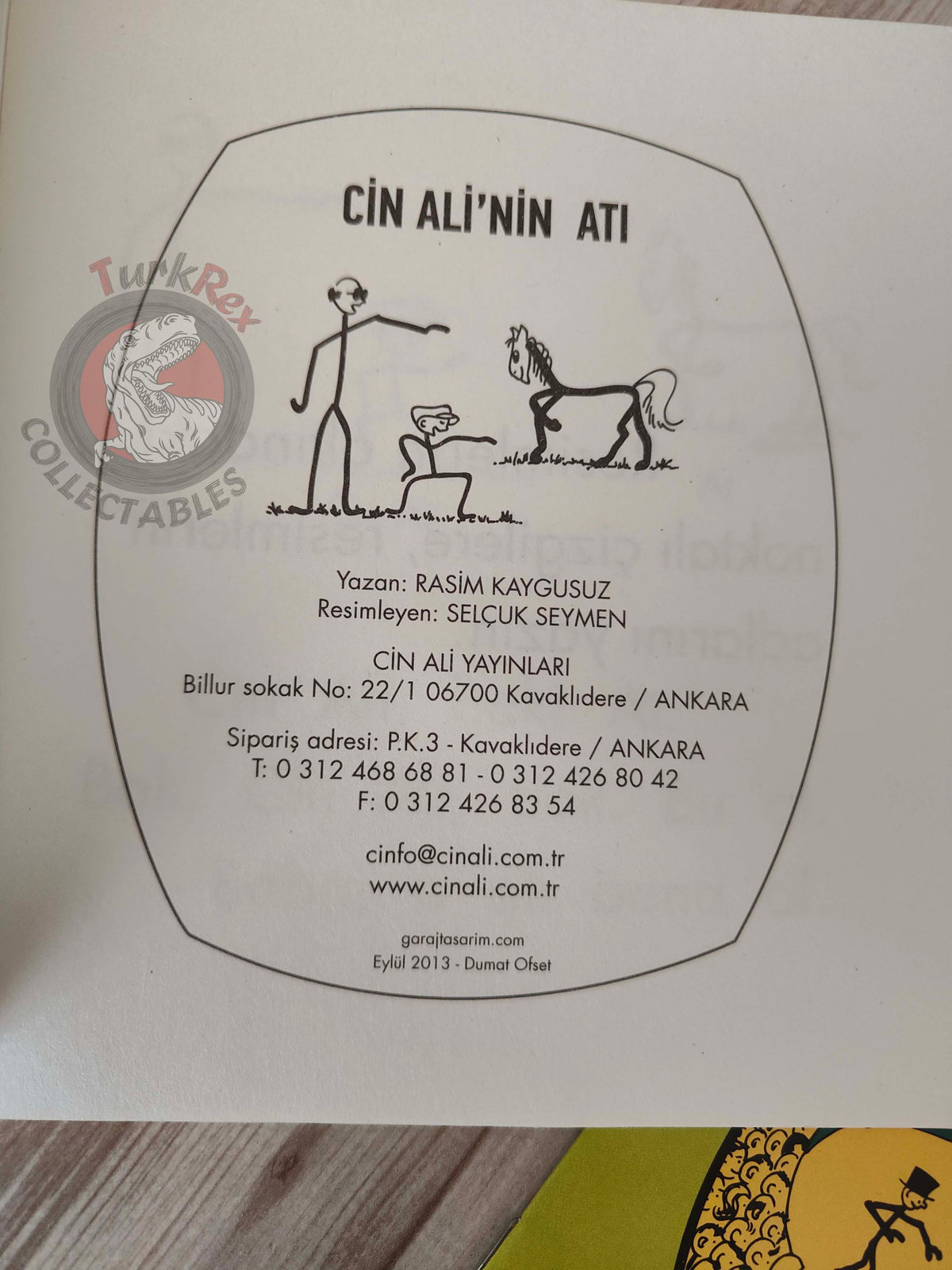 Cin Ali Series – Rasim Kaygusuz 2013 Turkish Book Turkey Illustrated Education