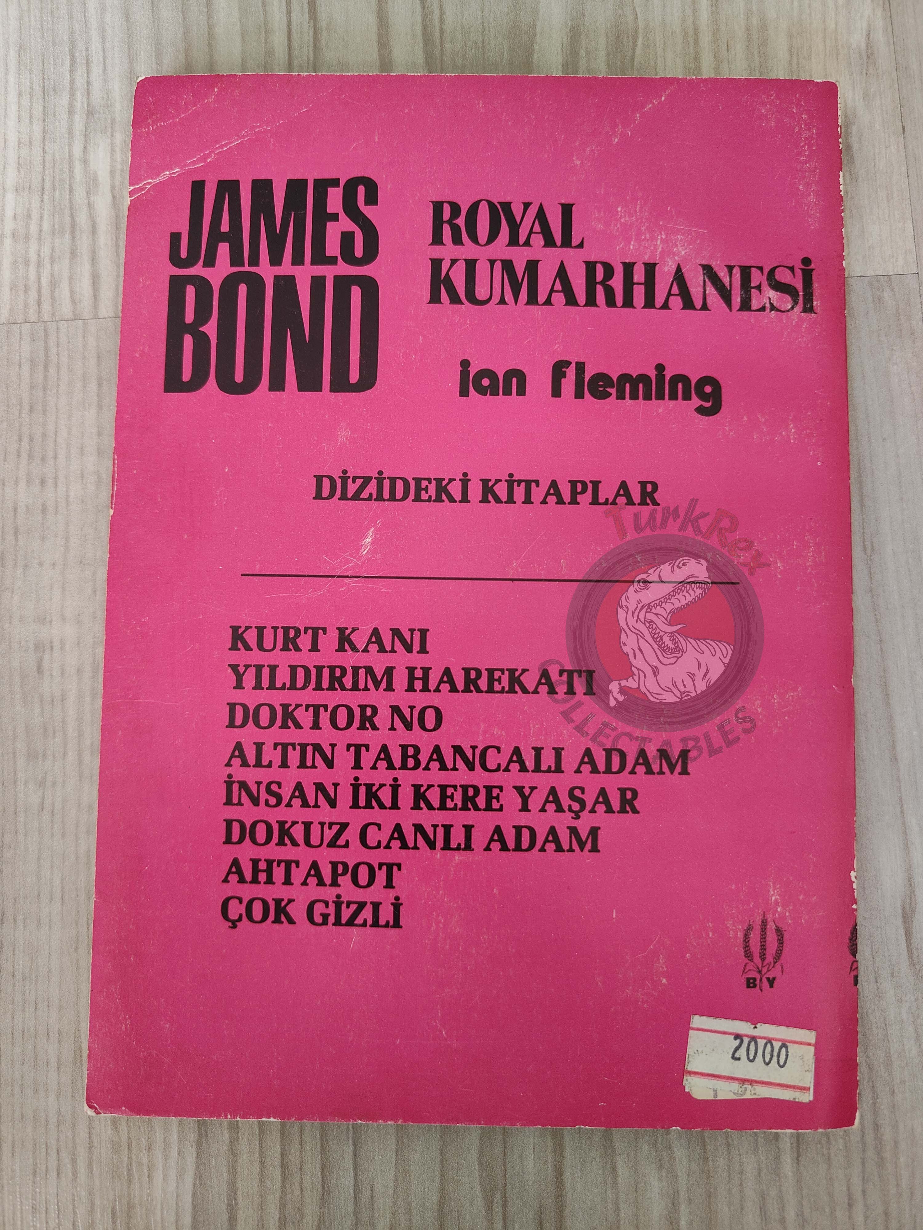 James Bond - Casino Royale 1984 Turkish Book Turkey Ian Fleming