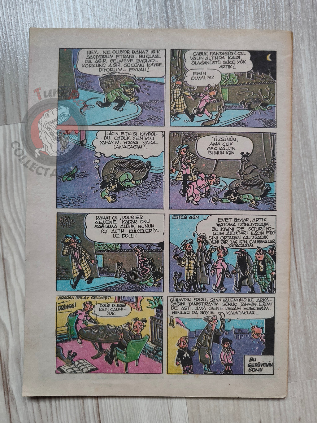 Spirou & Fantasio #1 Il y a un sorcier à Champignac 1989 Turkish Comic Turkey
