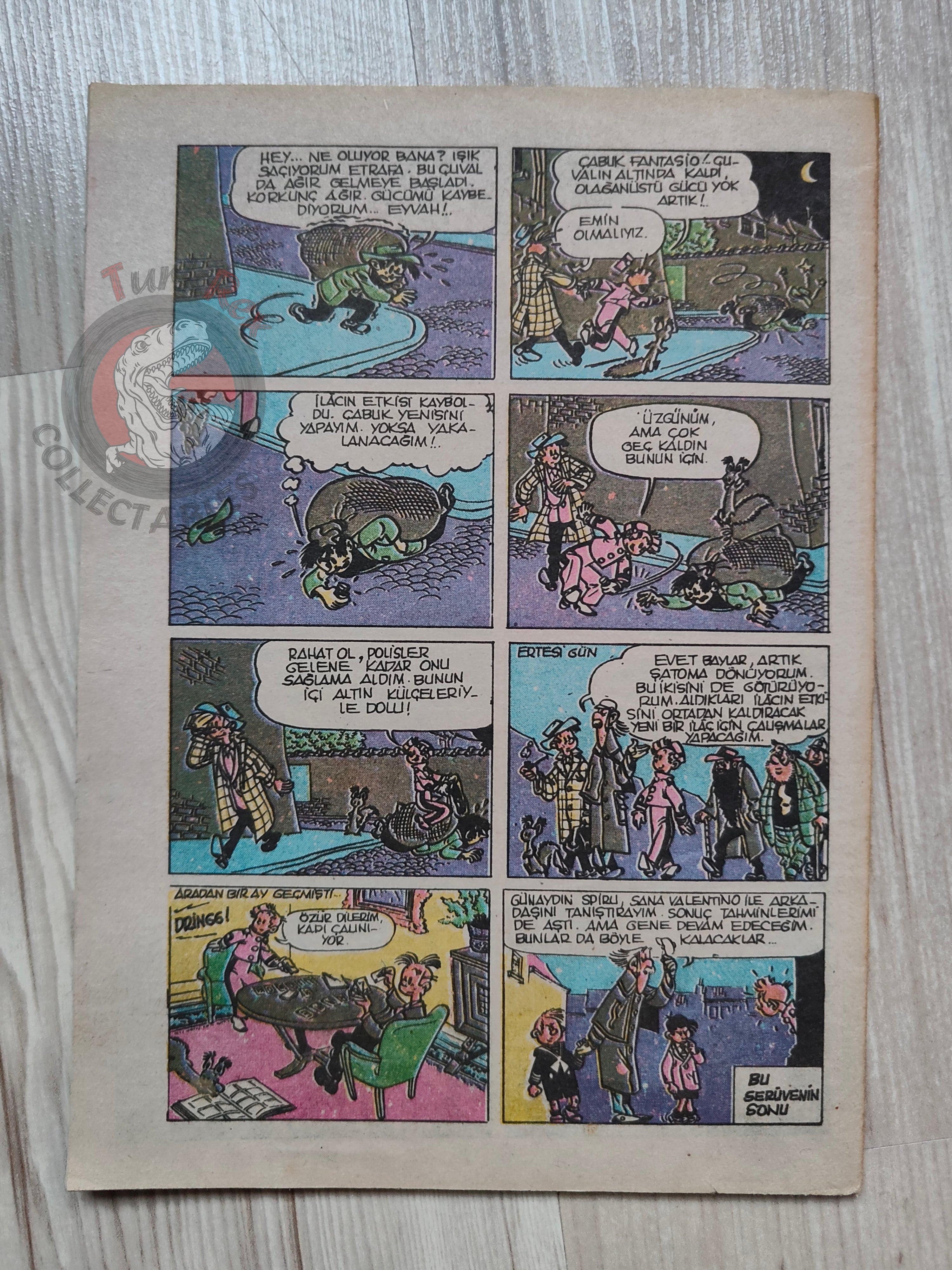 Spirou & Fantasio #1 Il y a un sorcier à Champignac 1989 Turkish Comic Turkey