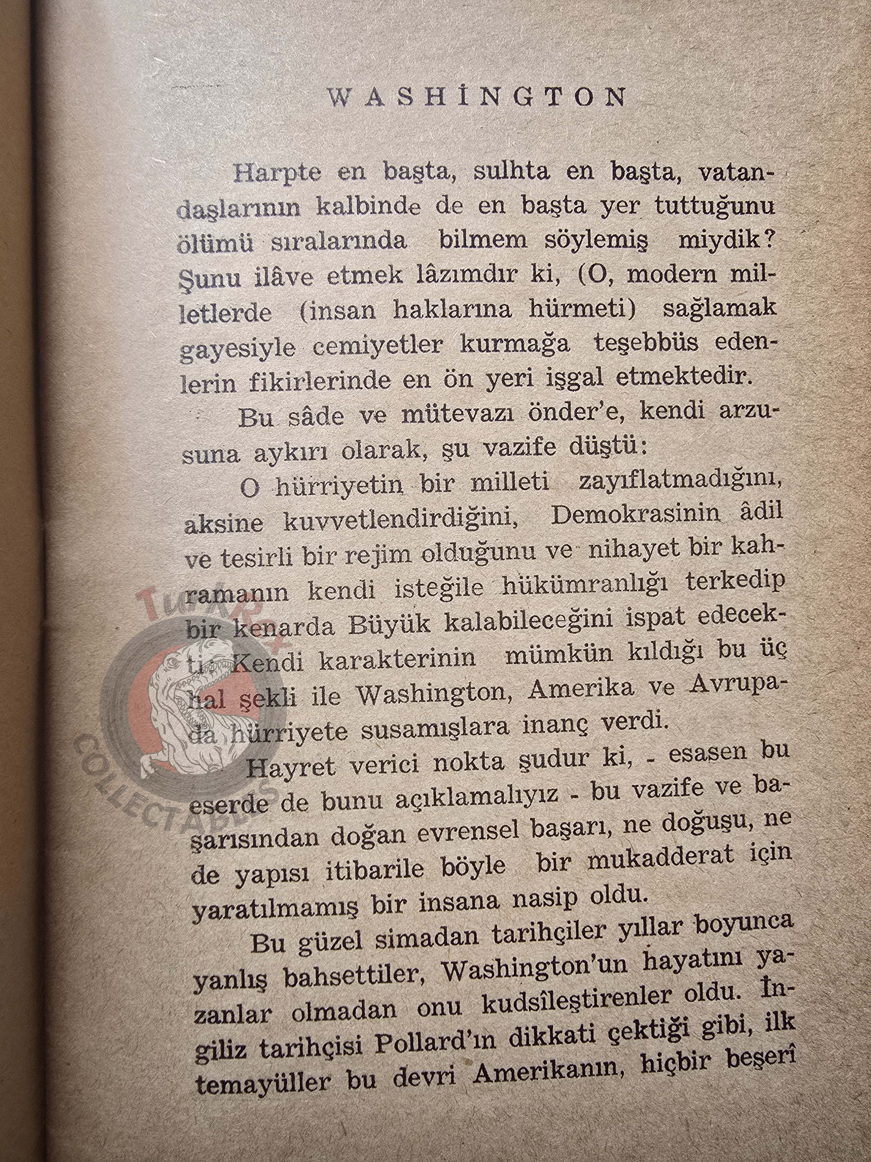 André Maurois –  Washington: The Life of a Patriot 1951 1st Turkish Book Turkey