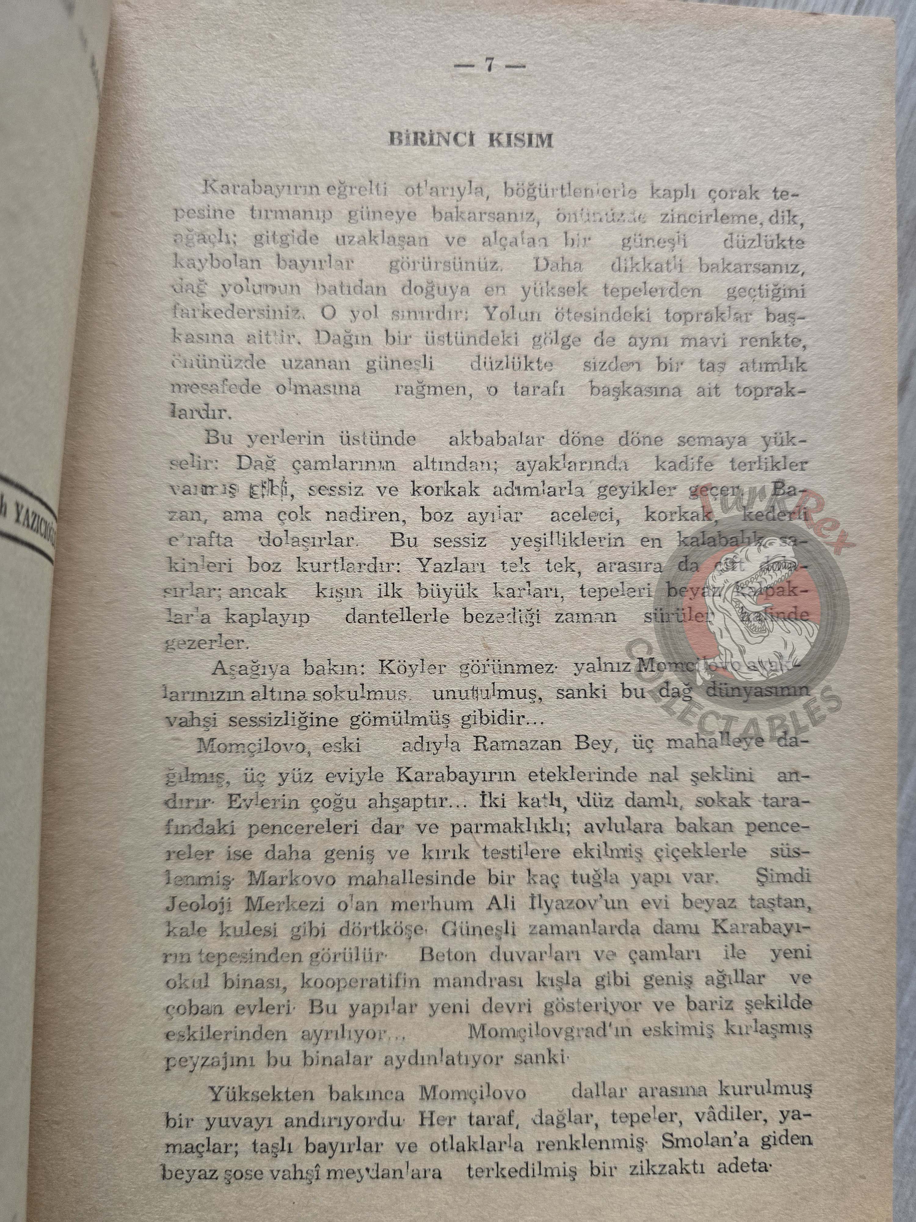 Andrei Gulyashki - Avvakum Zakov  1966 1st Turkish Book Turkey