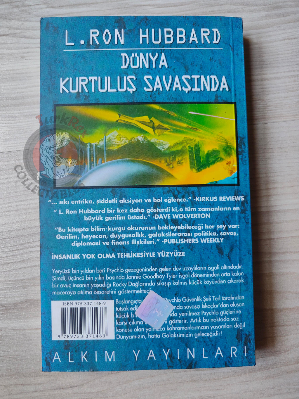 L. Ron Hubbard – Battlefield Earth 1999 1st Turkish Book Turkey